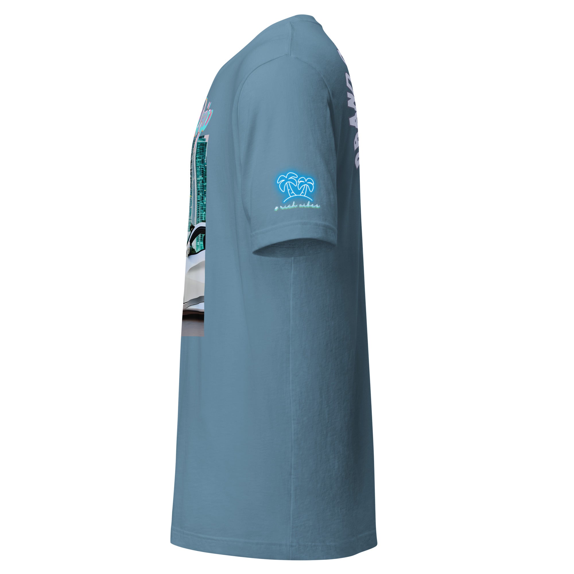 Rich Vibes Motor Sport Miami White Rari Black - Unisex t-shirt