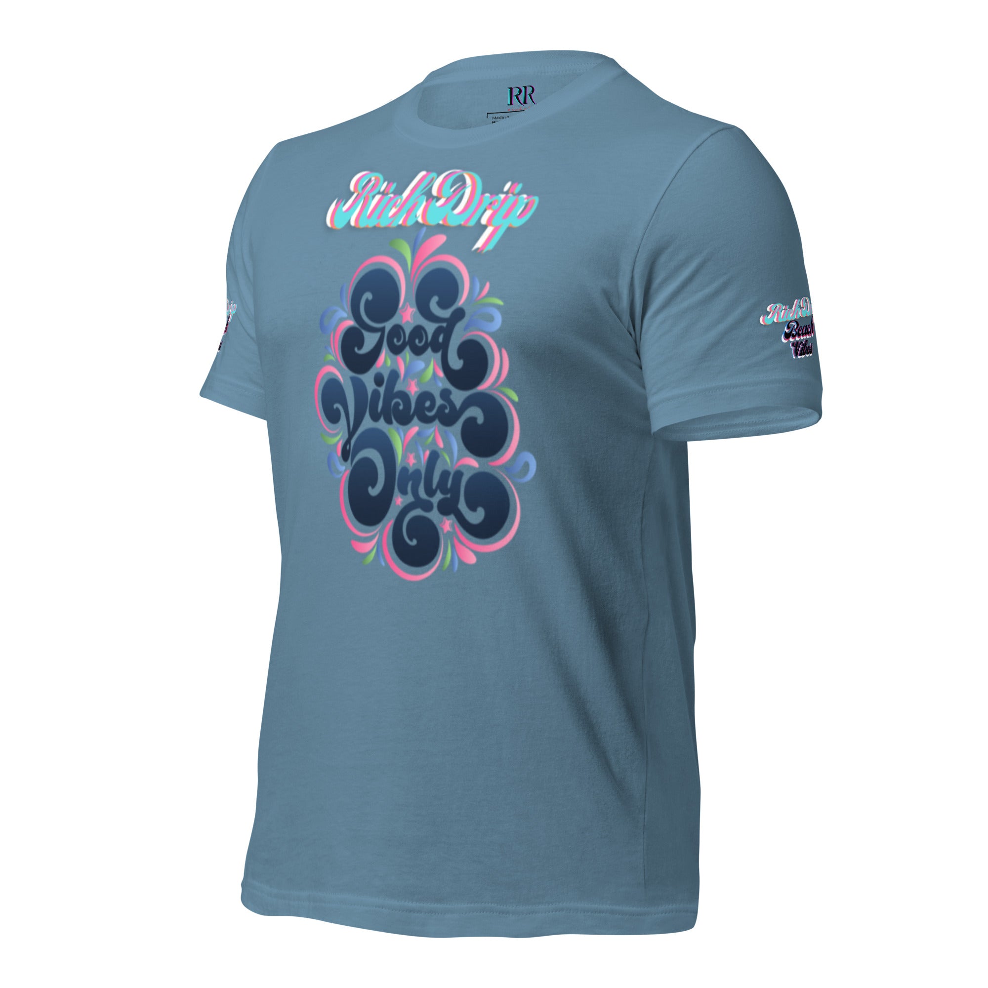 Rich Drip Good Vibes Only Blurple - Pastel Unisex t-shirt