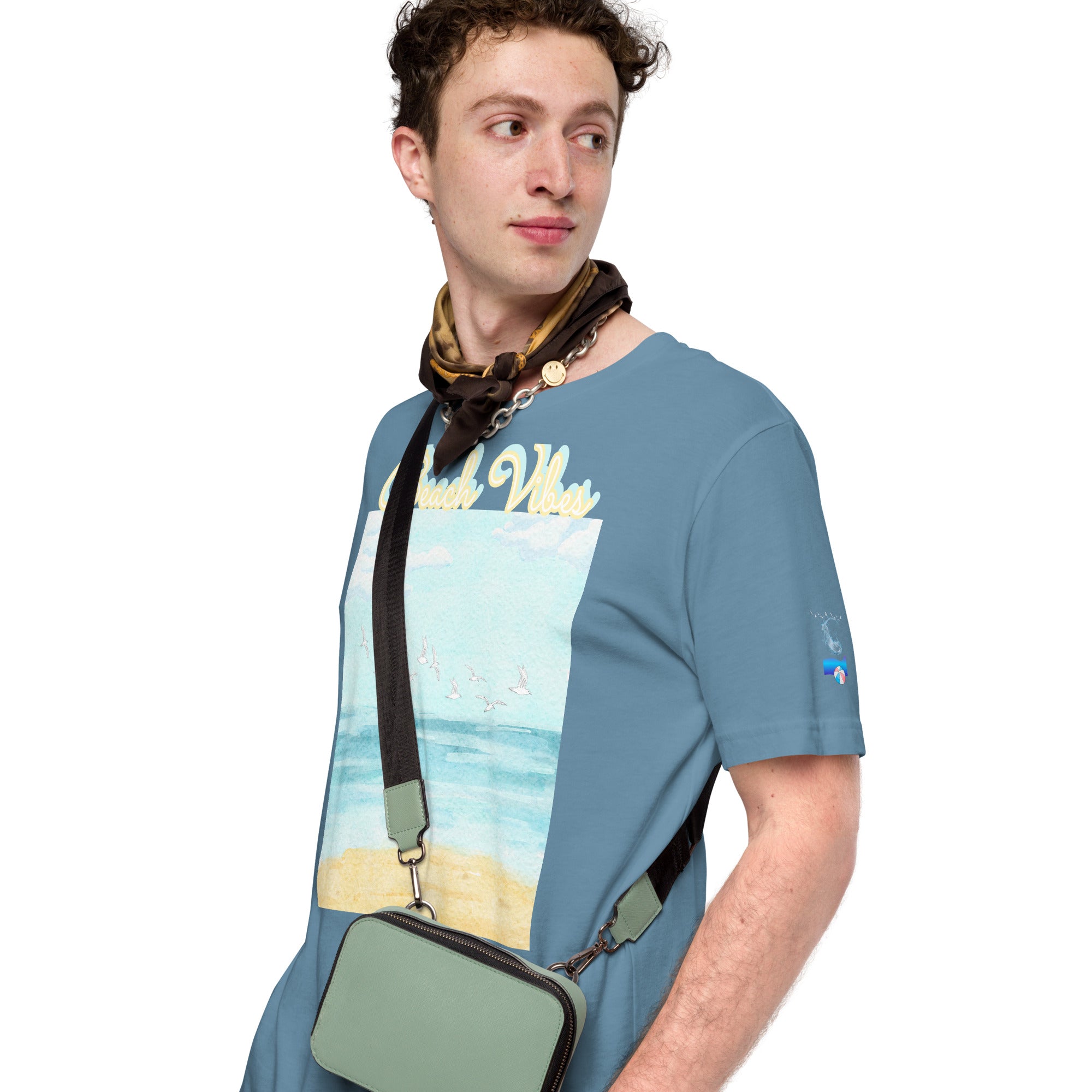 Rich Drip Blue Skies Beach Vibes RR - Unisex t-shirt Pastel