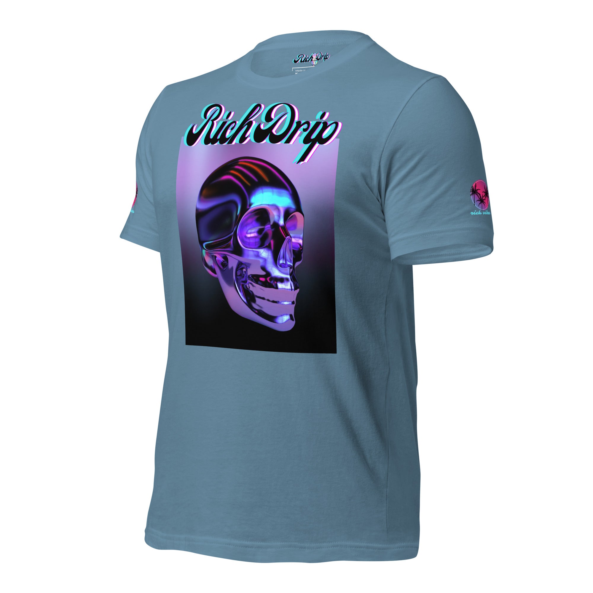 Rich Drip Drippy Metal Skull 2.0 - Unisex t-shirt