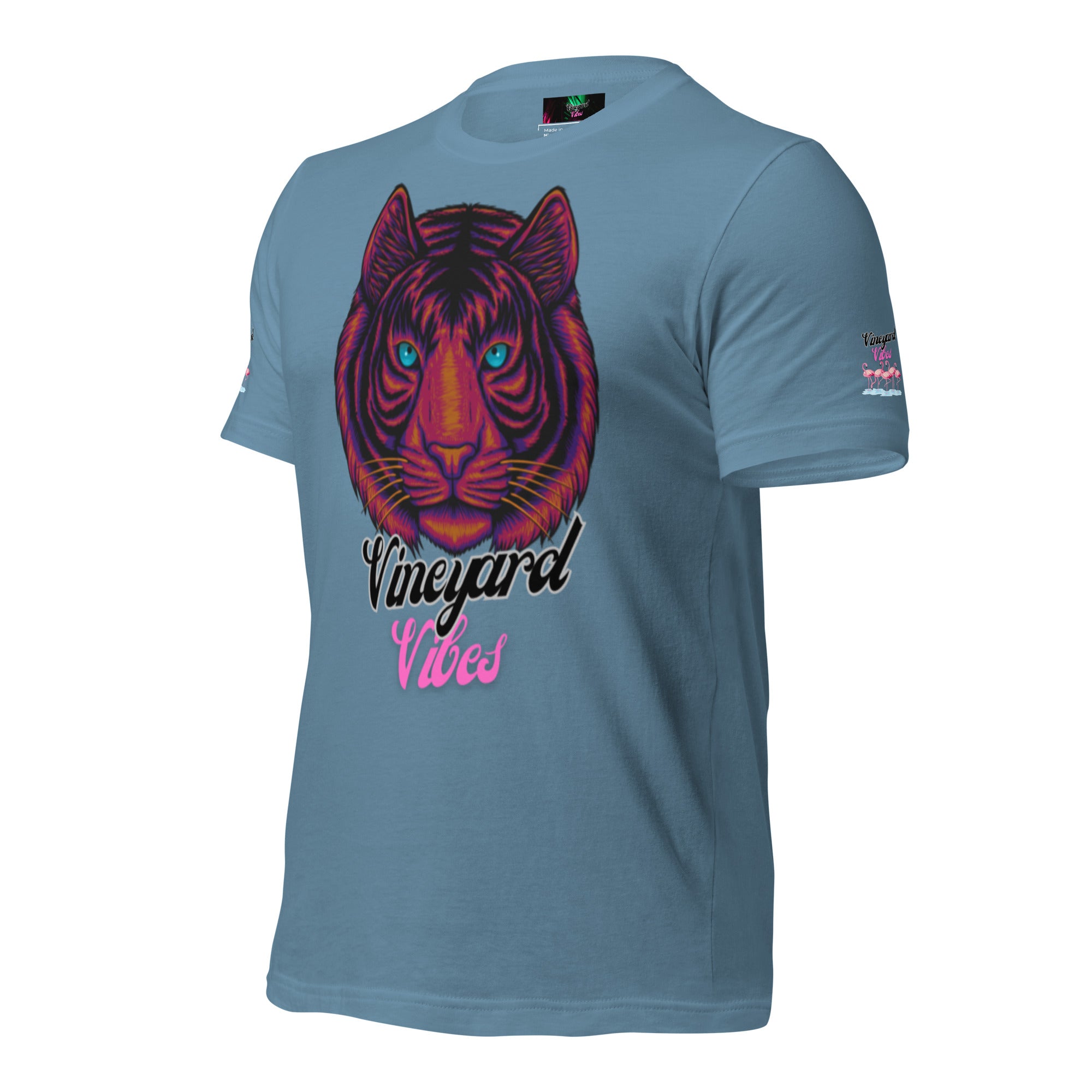 Vineyard Vibes Brand Of The Brave Pink Tiger - Unisex t-shirt