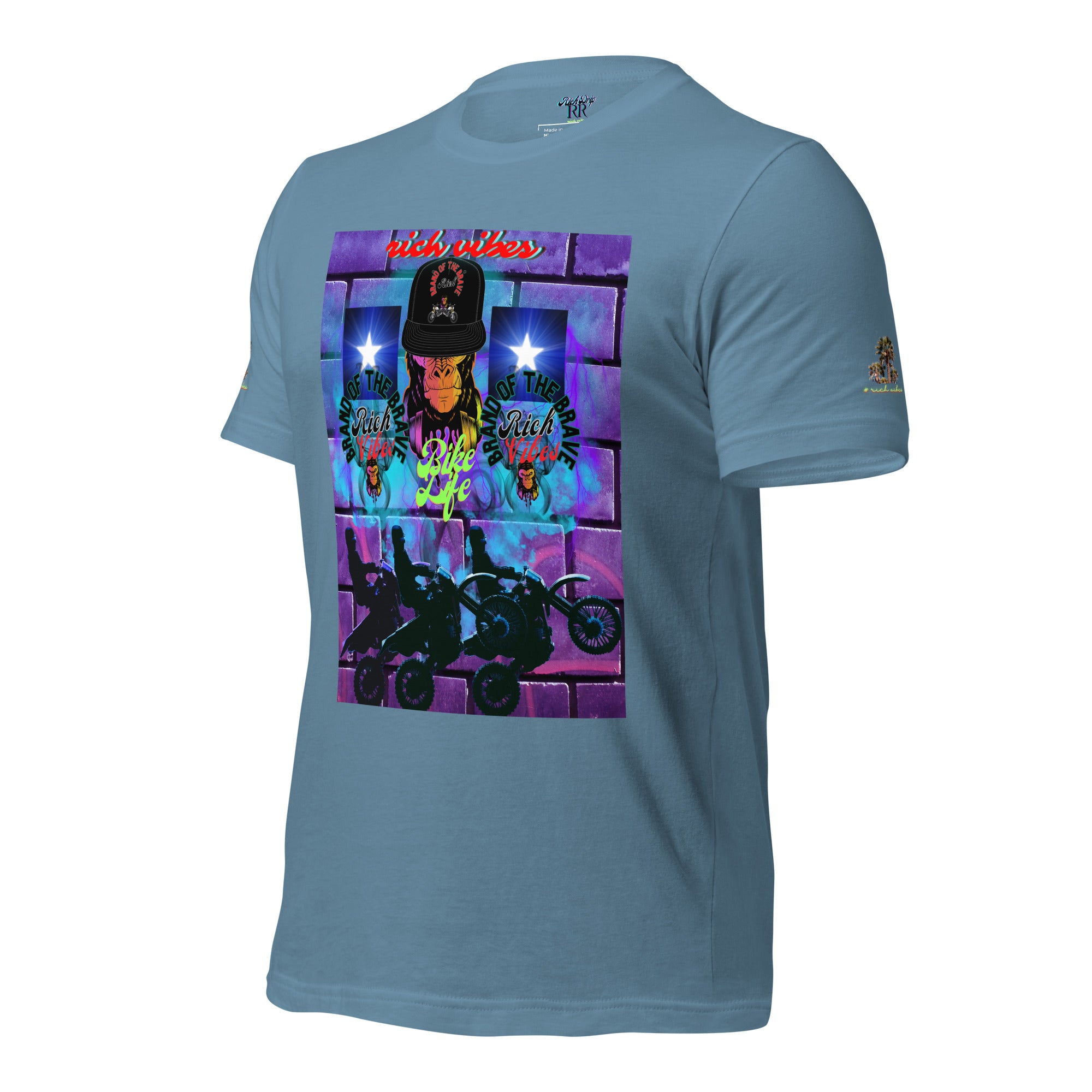 Rich Vibes Purple Brick Volt Bike Life 1.0 - Unisex t-shirt