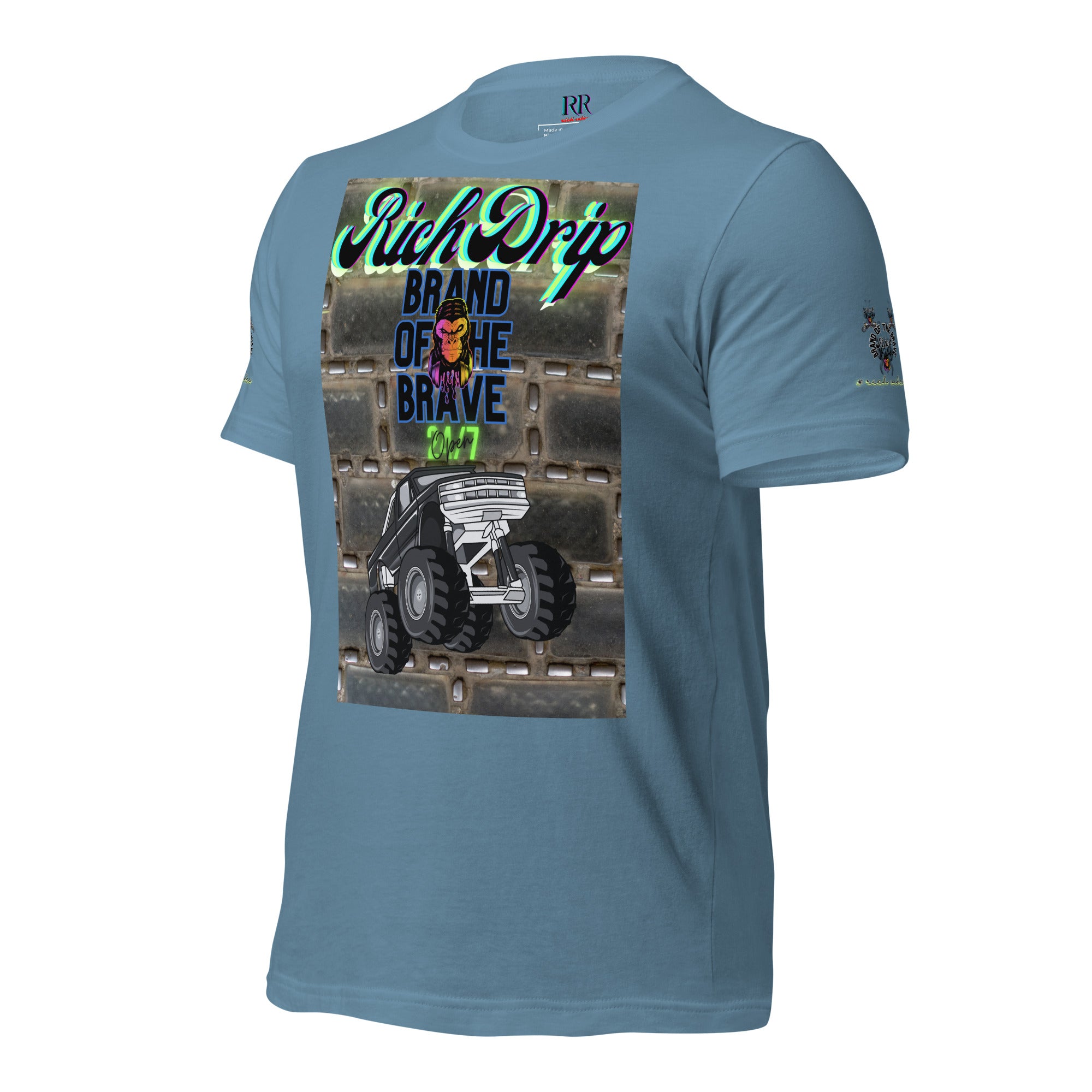 Rich Drip RV Brand Of The Brave 24/7 Monster Truck - Unisex t-shirt