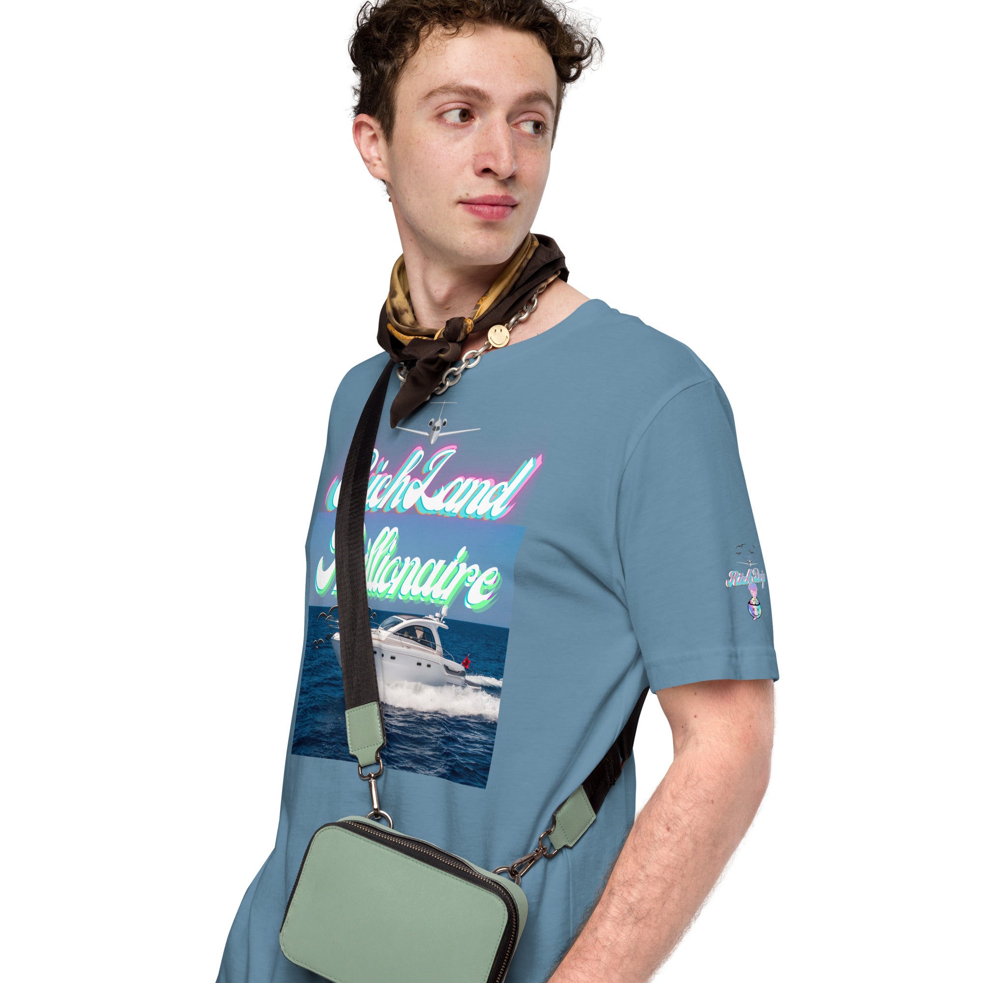 Rich Drip Rich Land Trillionaire Work Hard Play Hard 24/7 - Unisex t-shirt