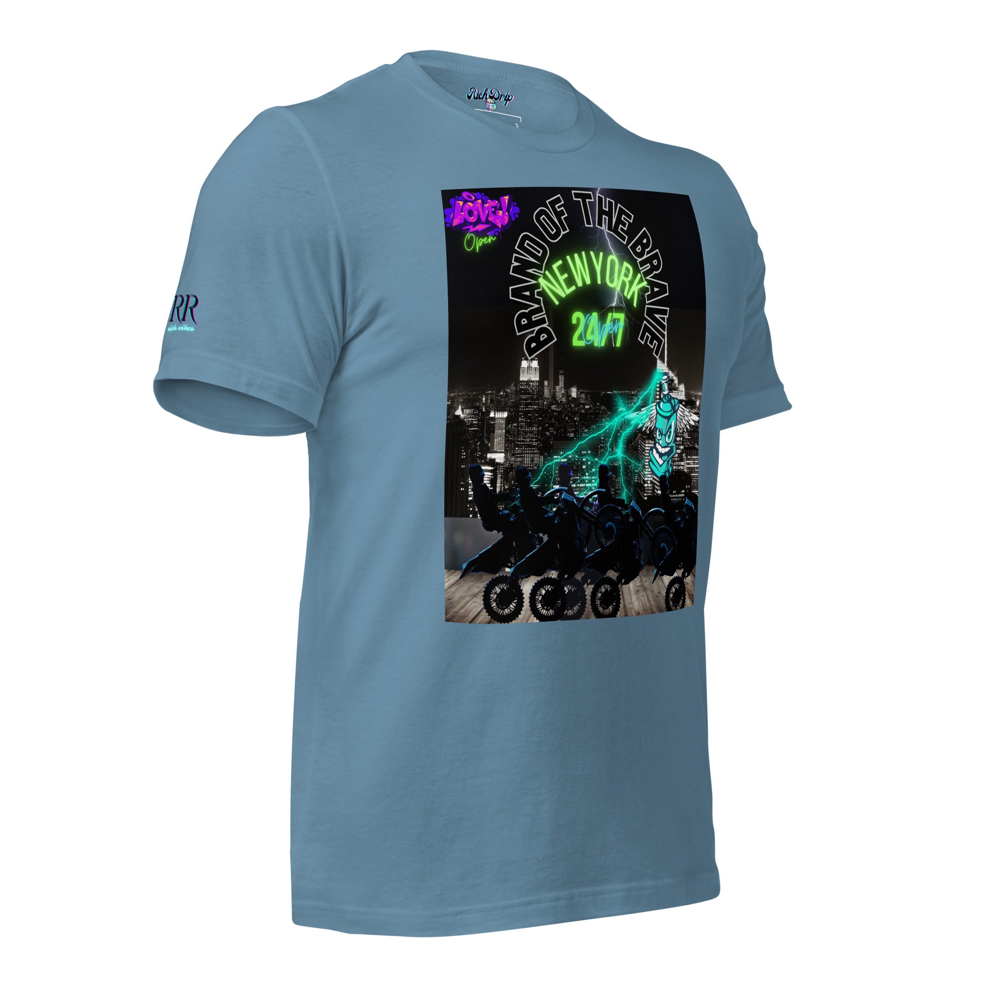 Rich Drip Brand Of The Brave NYC 24/7 - Unisex t-shirt