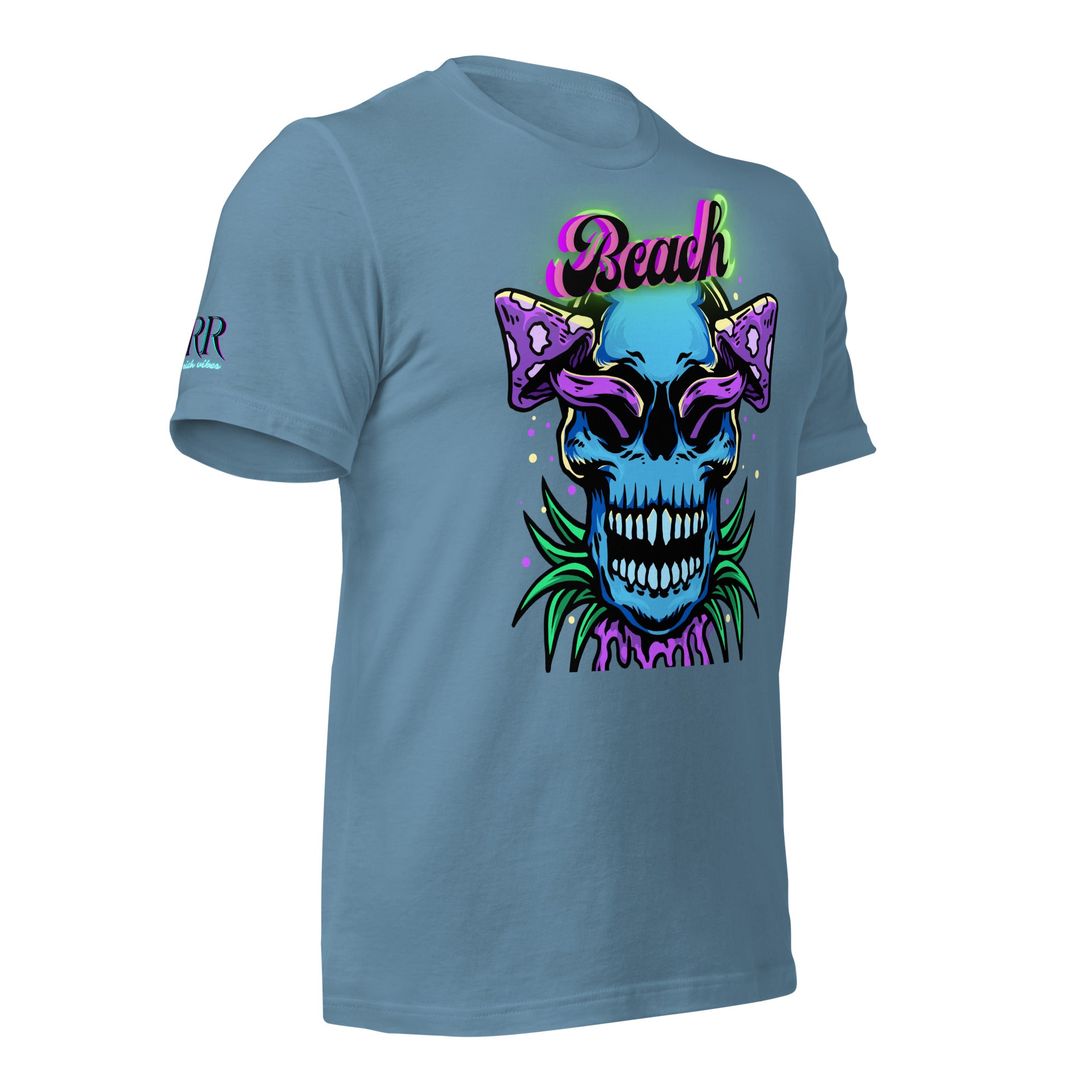Brand Of The Brave Purple Shroom Skull Vibes - Unisex t-shirt