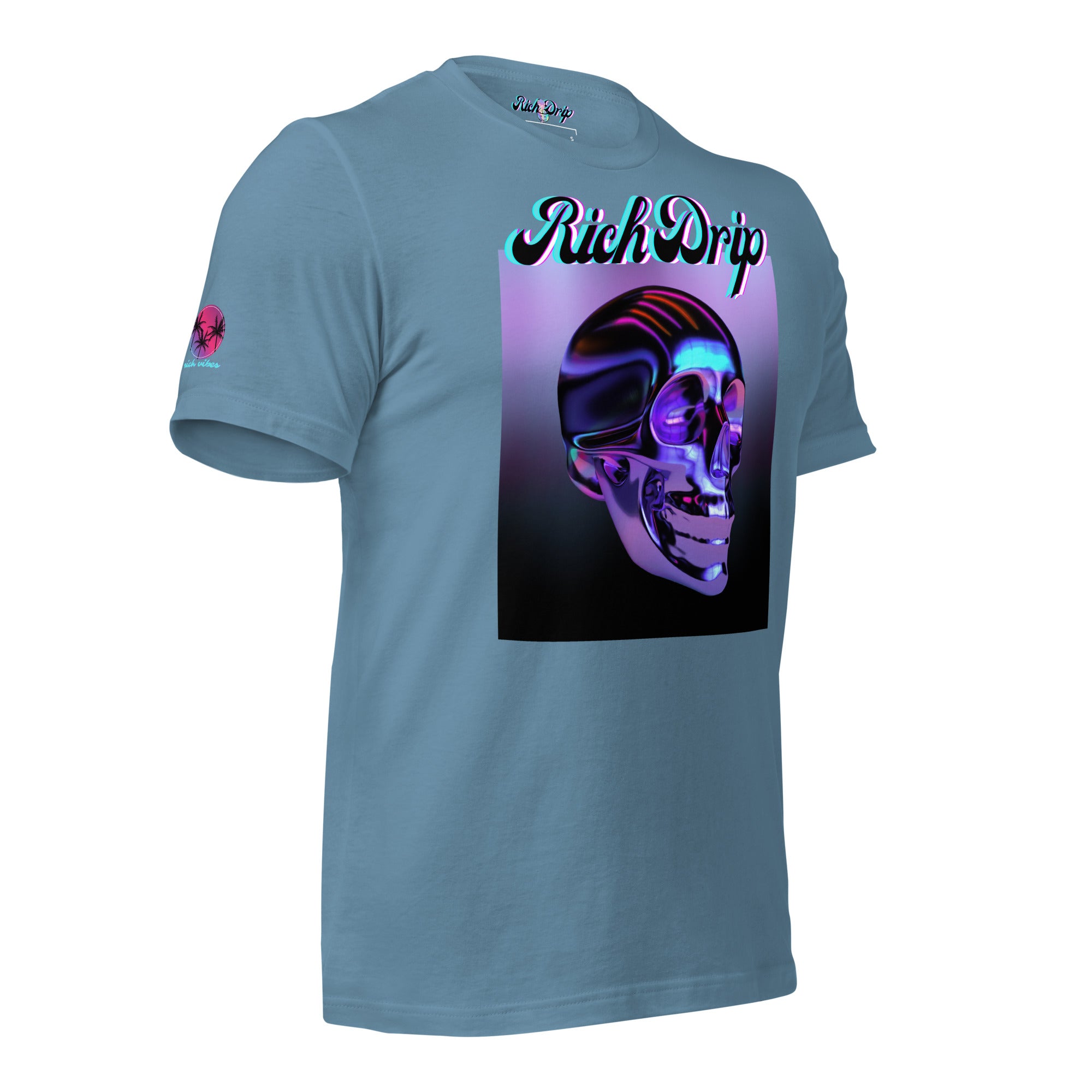 Rich Drip Drippy Metal Skull 2.0 - Unisex t-shirt