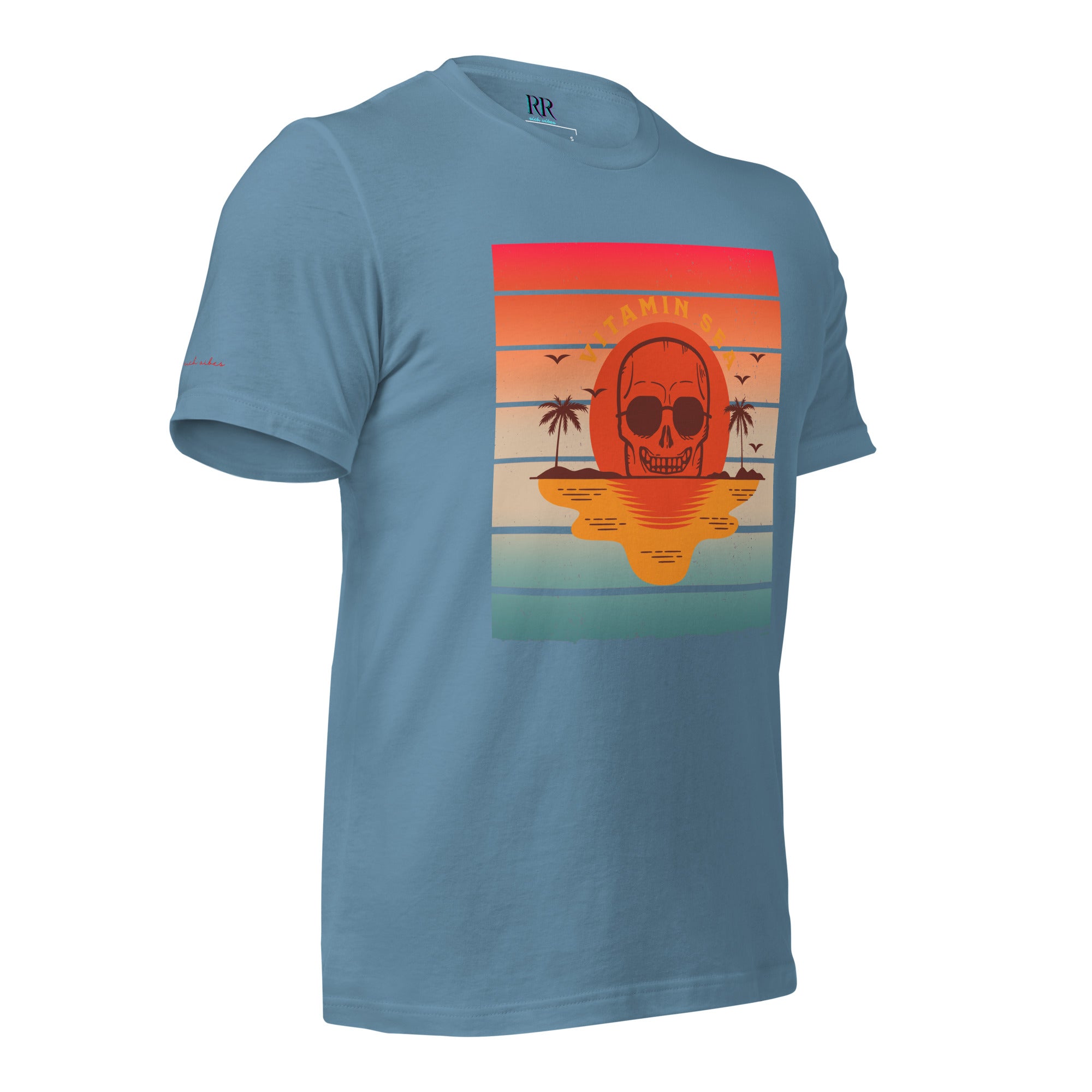 Rich Vibes Vitamin Sea - Unisex Staple T-Shirt | Bella + Canvas 3001 Pastel