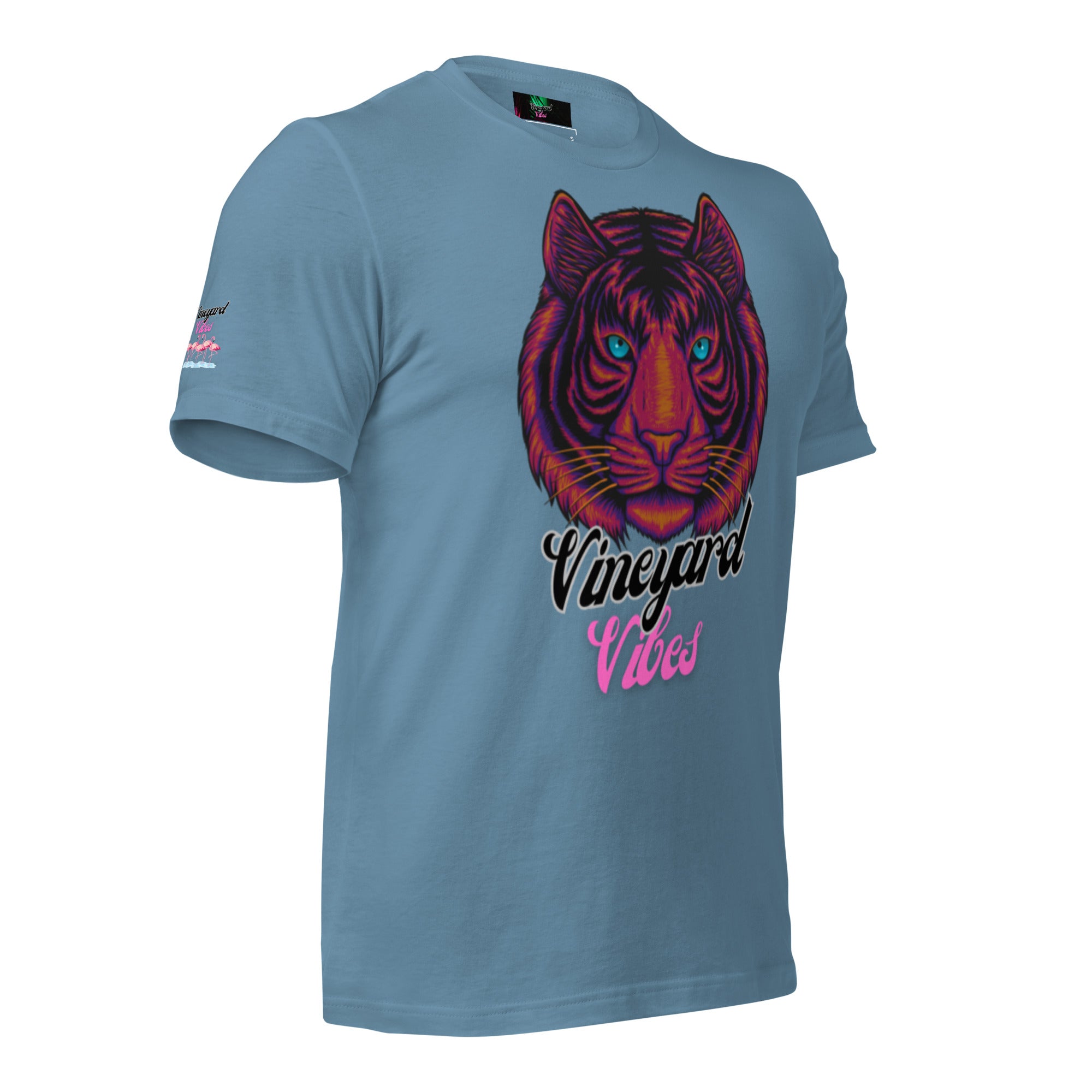 Vineyard Vibes Brand Of The Brave Pink Tiger - Unisex t-shirt