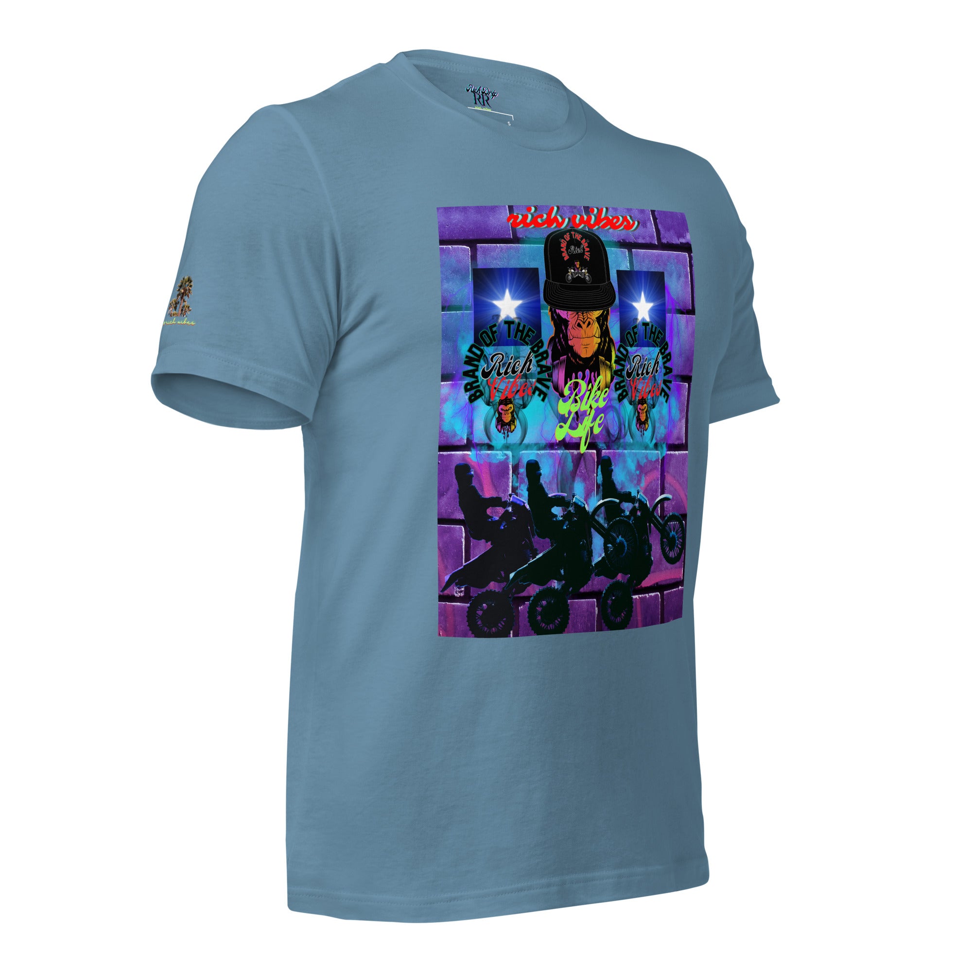 Rich Vibes Purple Brick Volt Bike Life 1.0 - Unisex t-shirt