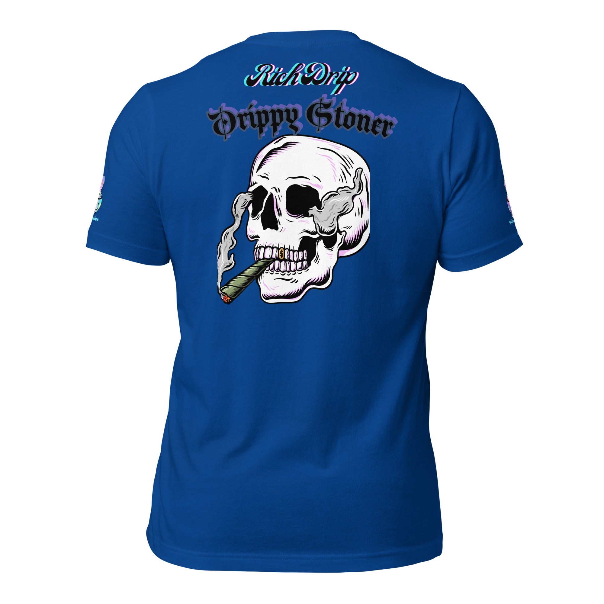 Rich Drip Drippy Stoner Back 2.0 - Unisex t-shirt Black