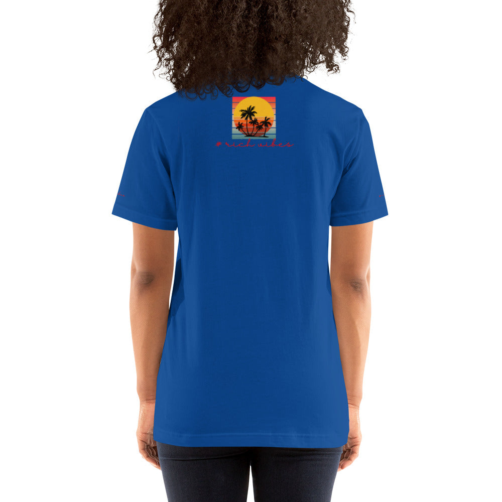Rich Vibes Vitamin Sea Royal Blue - Unisex Staple T-Shirt | Bella + Canvas 3001