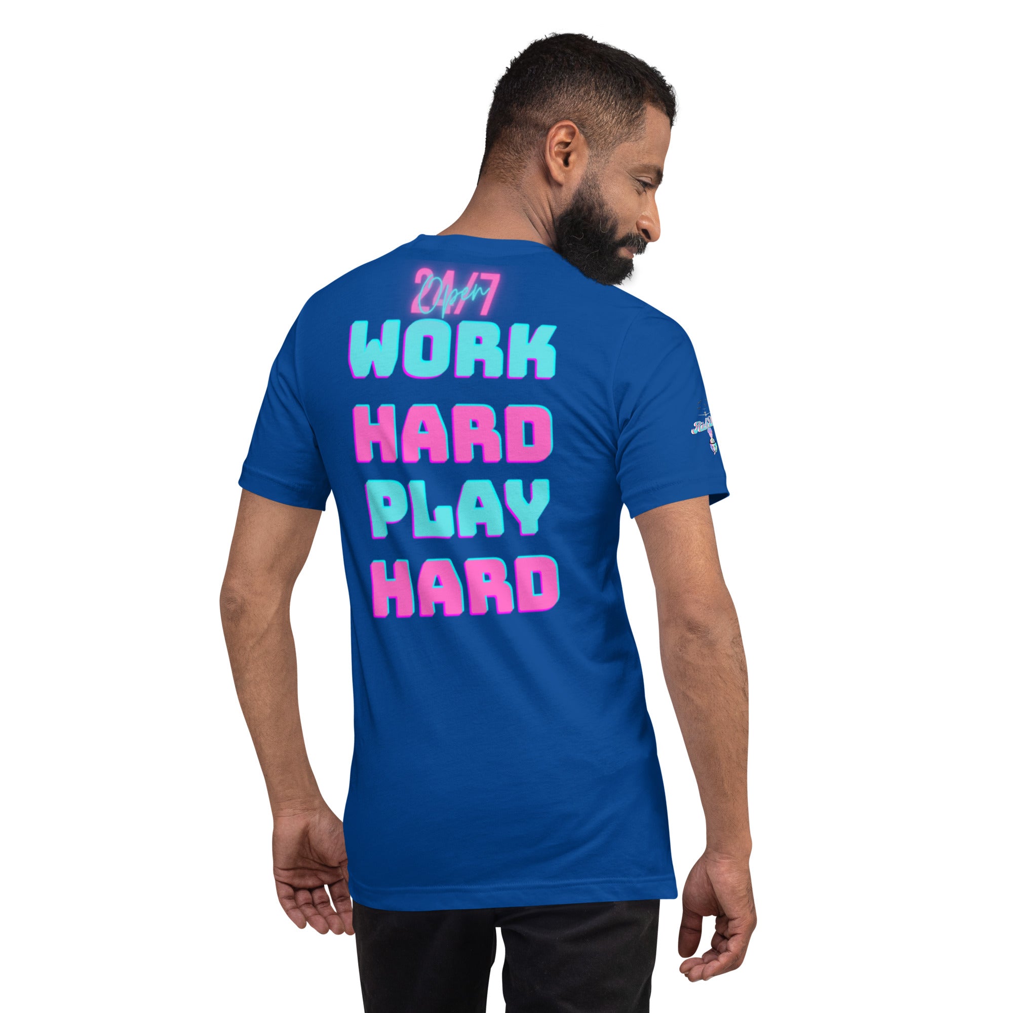 Rich Drip Rich Land Trillionaire Work Hard Play Hard 24/7 - Unisex t-shirt