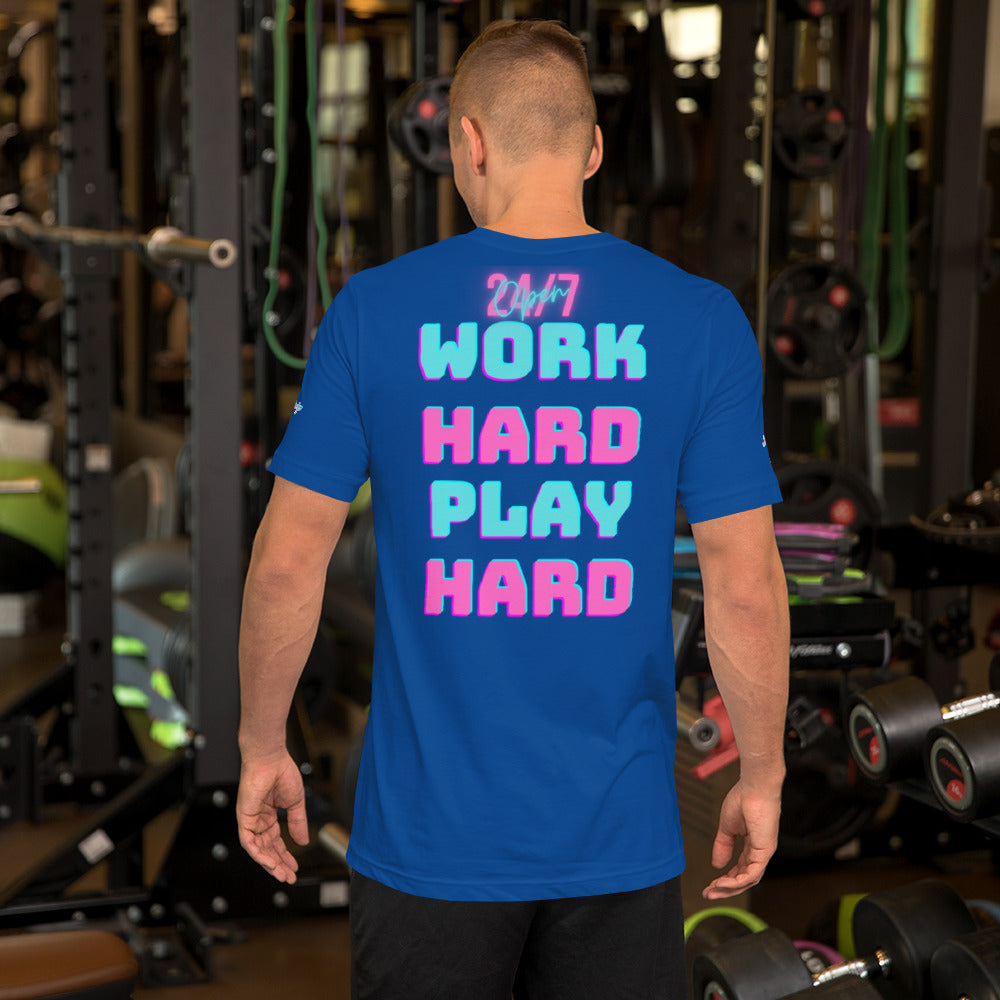 Rich Drip Rich Land Trillionaire Work Hard Play Hard 24/7 - Unisex t-shirt
