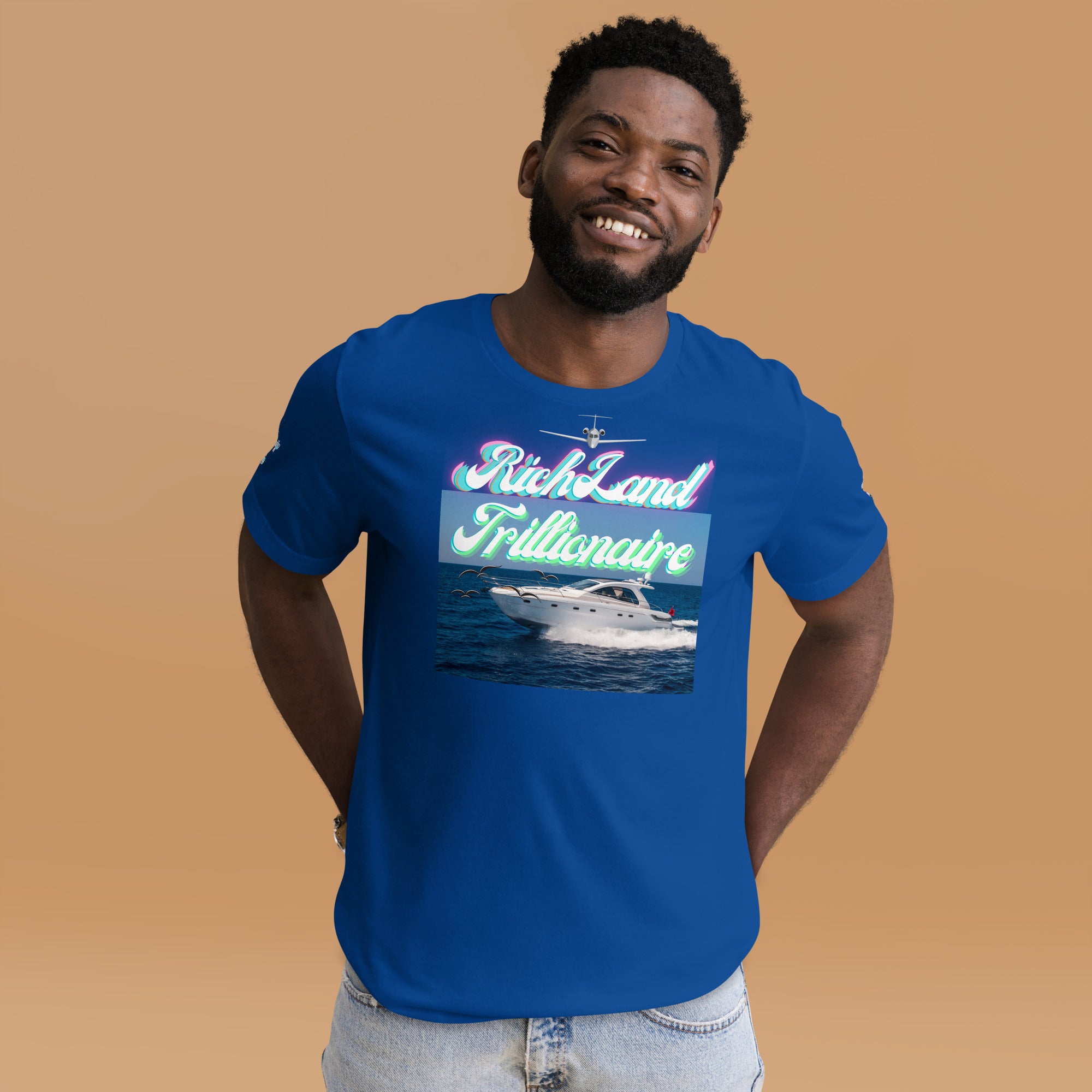 Rich Drip Rich Land Trillionaire Work Hard Play Hard 24/7 - Unisex t-shirt