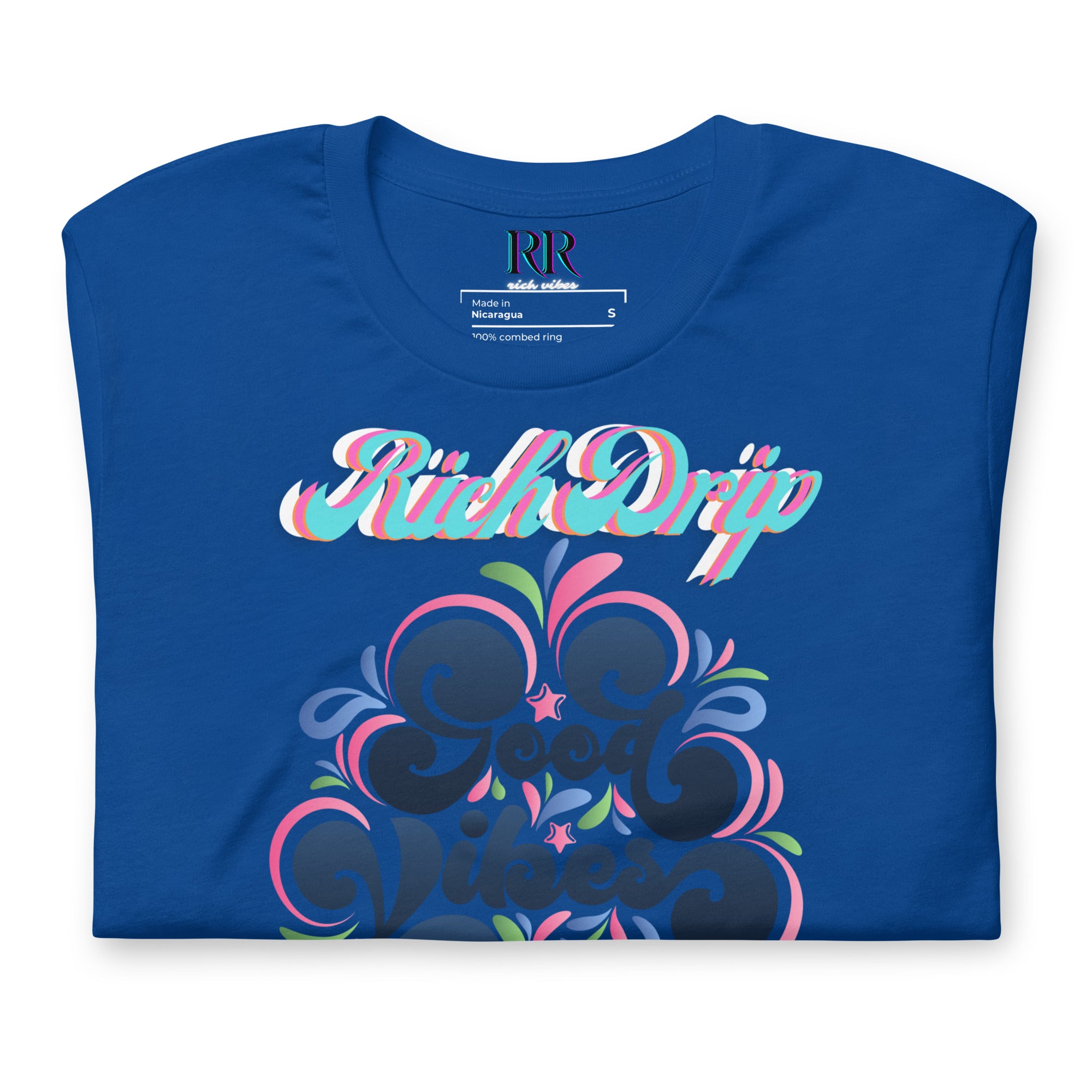 Rich Drip Good Vibes Only Blurple - Unisex t-shirt