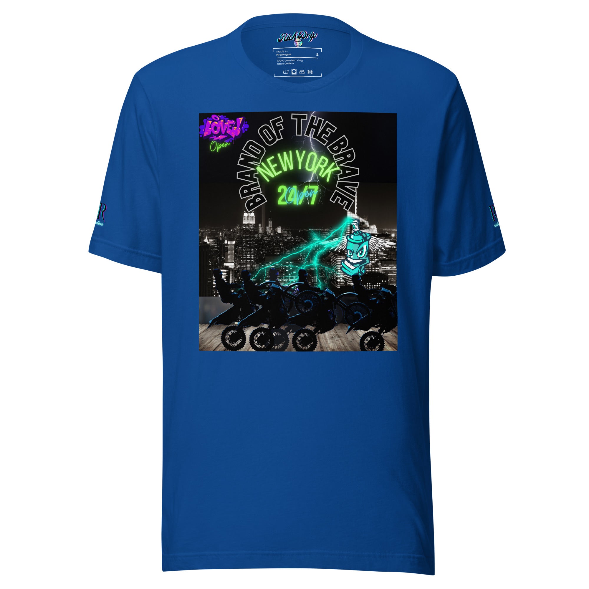 Rich Drip Brand Of The Brave NYC 24/7 - Unisex t-shirt