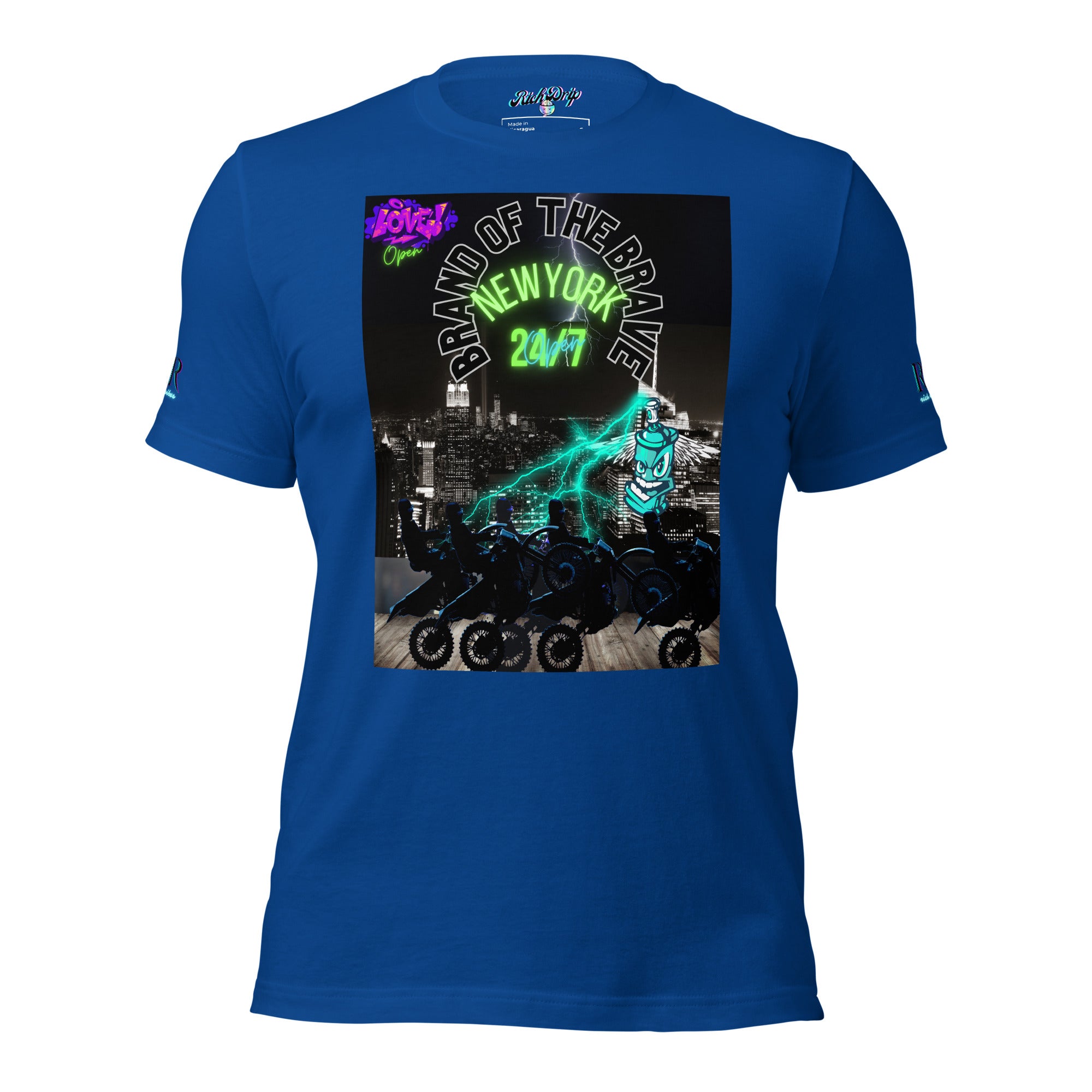 Rich Drip Brand Of The Brave NYC 24/7 - Unisex t-shirt