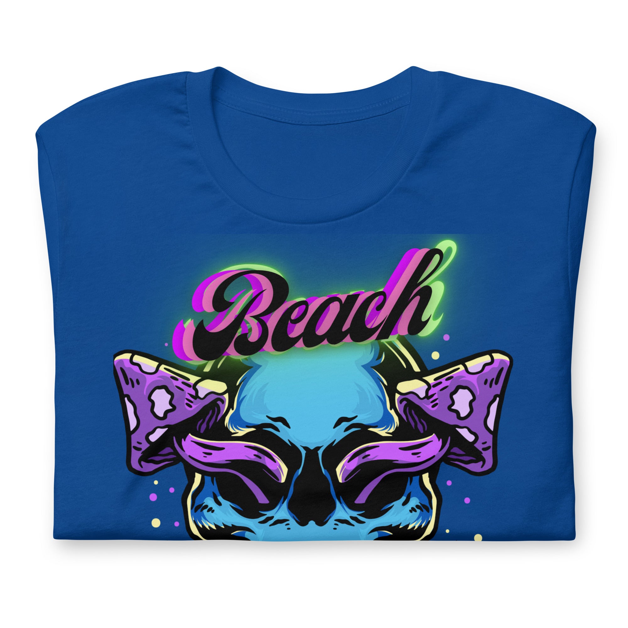 Brand Of The Brave Purple Shroom Skull Vibes - Unisex t-shirt