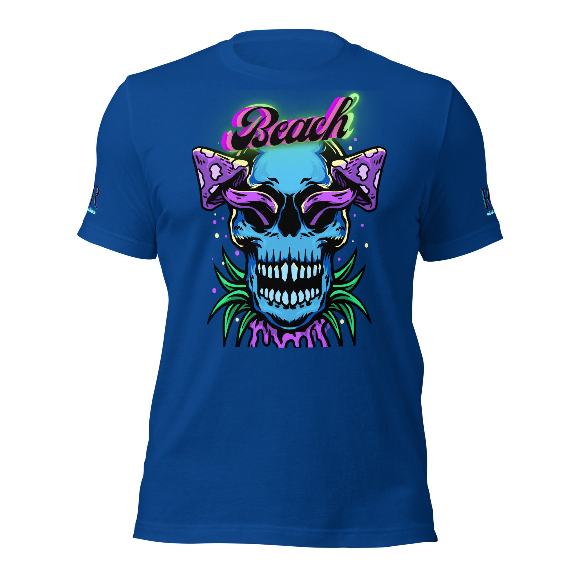 Brand Of The Brave Purple Shroom Skull Vibes - Unisex t-shirt
