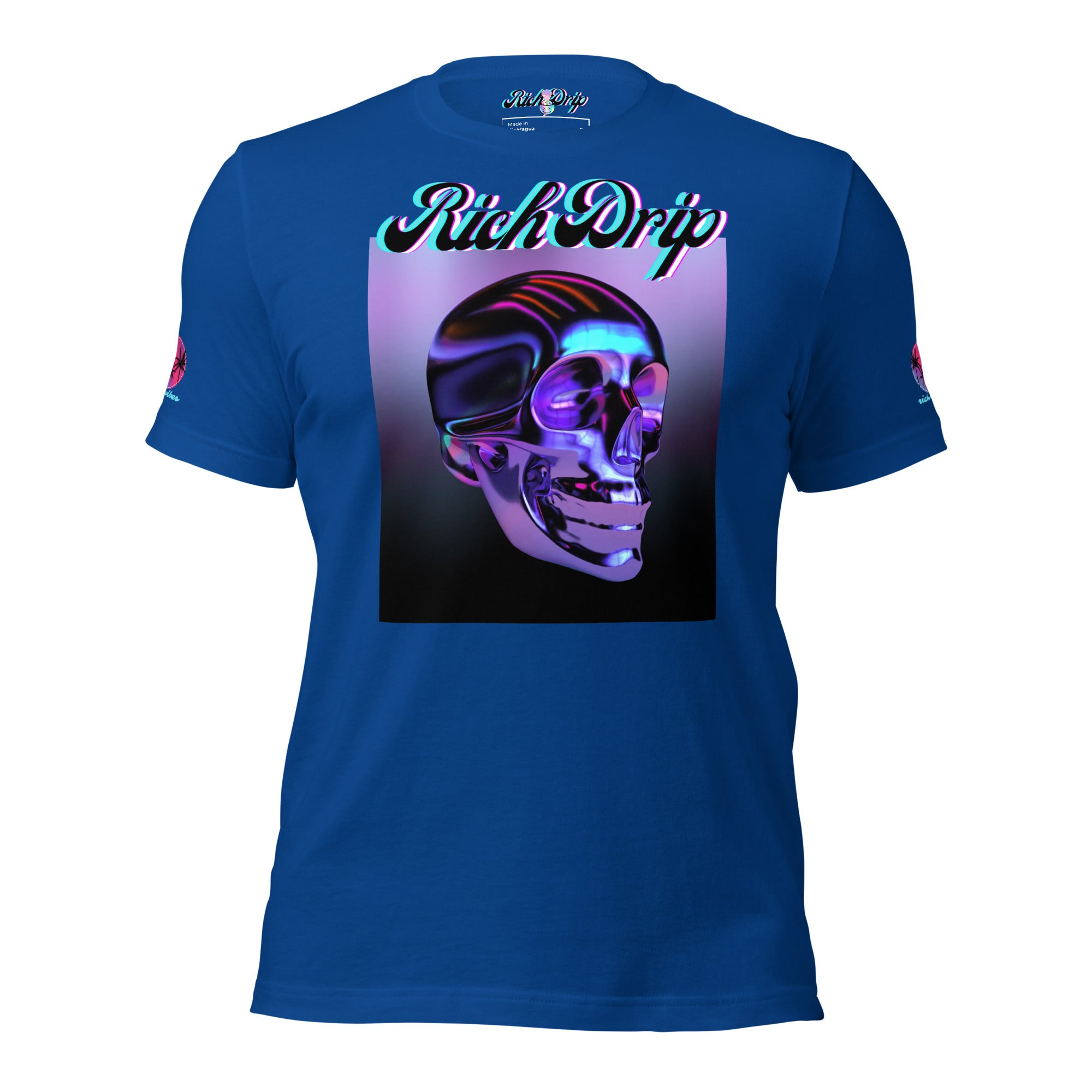 Rich Drip Drippy Metal Skull 2.0 - Unisex t-shirt