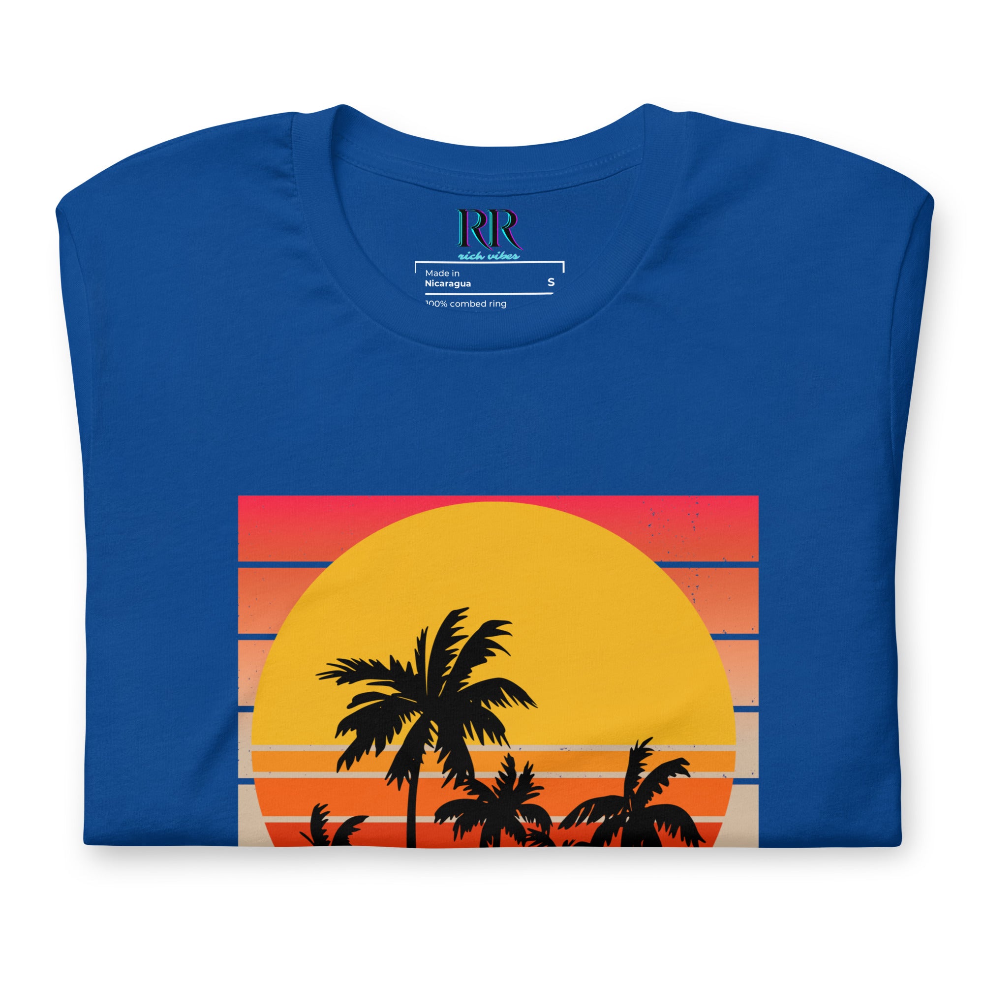 RV5 Sunset Squared Circle - Unisex Staple T-Shirt | Bella + Canvas 3001