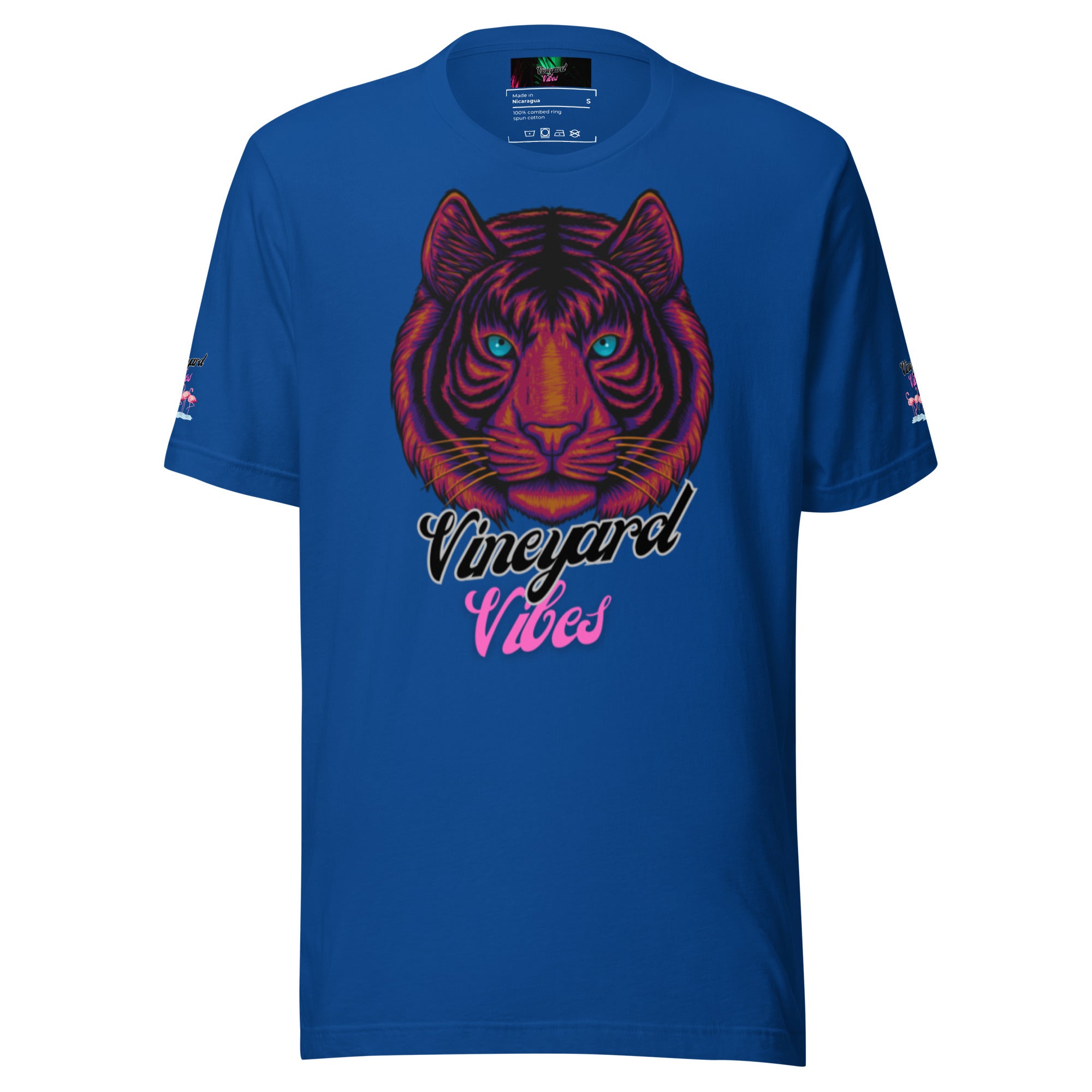 Vineyard Vibes Brand Of The Brave Pink Tiger - Unisex t-shirt