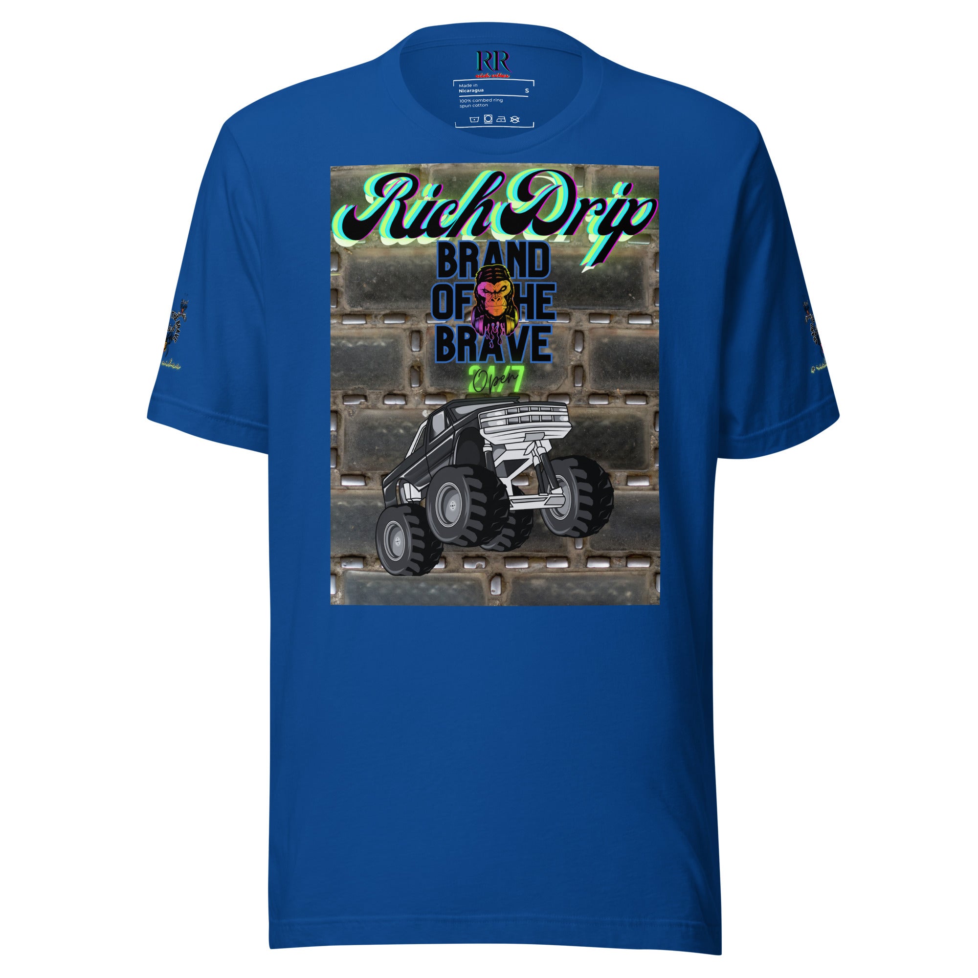 Rich Drip RV Brand Of The Brave 24/7 Monster Truck - Unisex t-shirt