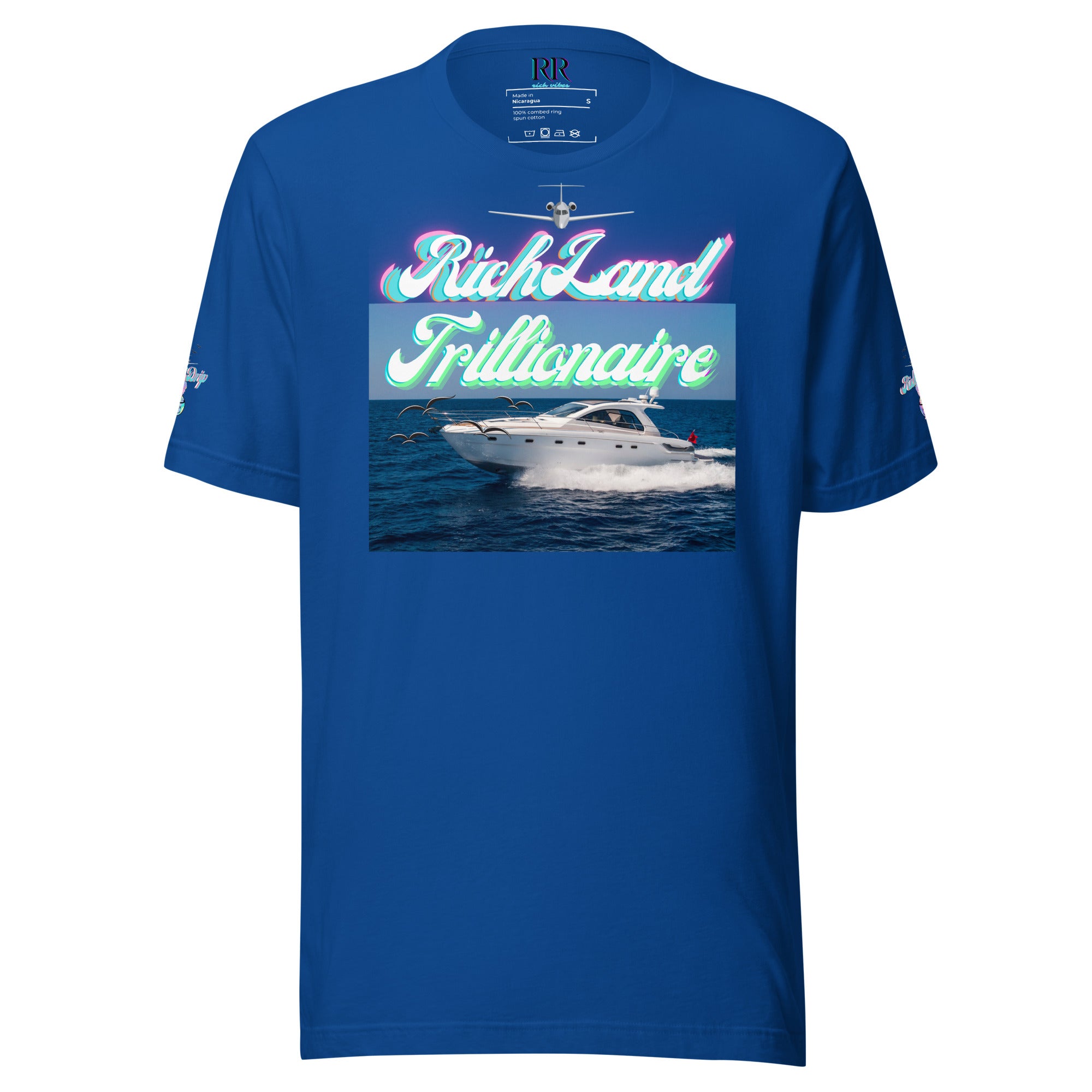 Rich Drip Rich Land Trillionaire Work Hard Play Hard 24/7 - Unisex t-shirt