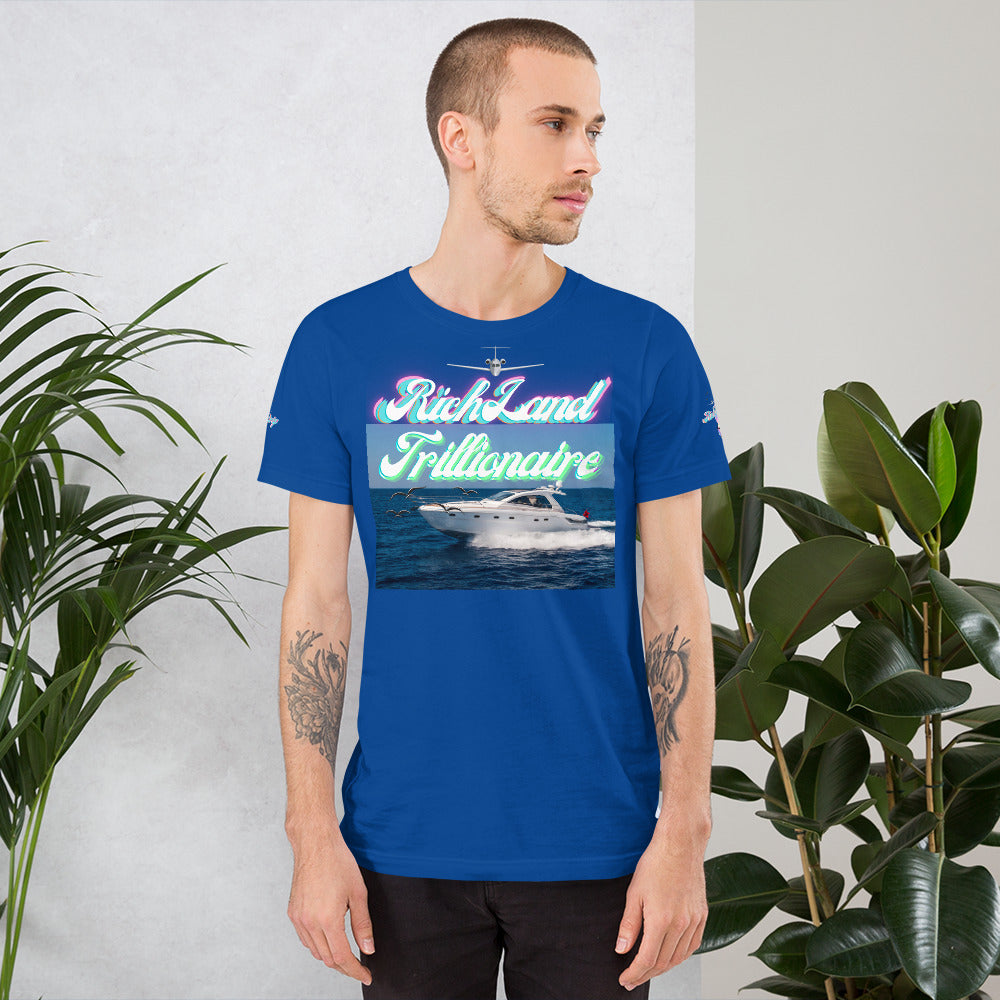 Rich Drip Rich Land Trillionaire Work Hard Play Hard 24/7 - Unisex t-shirt