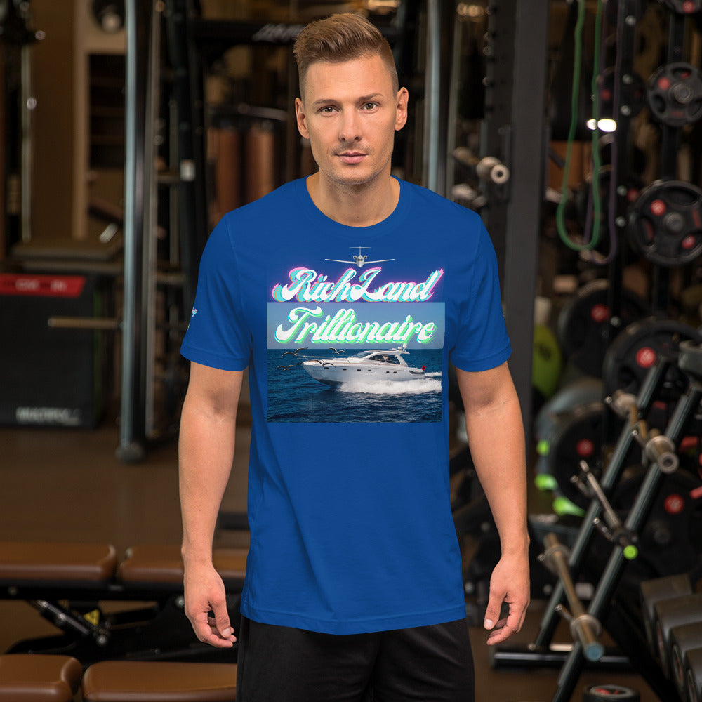 Rich Drip Rich Land Trillionaire Work Hard Play Hard 24/7 - Unisex t-shirt
