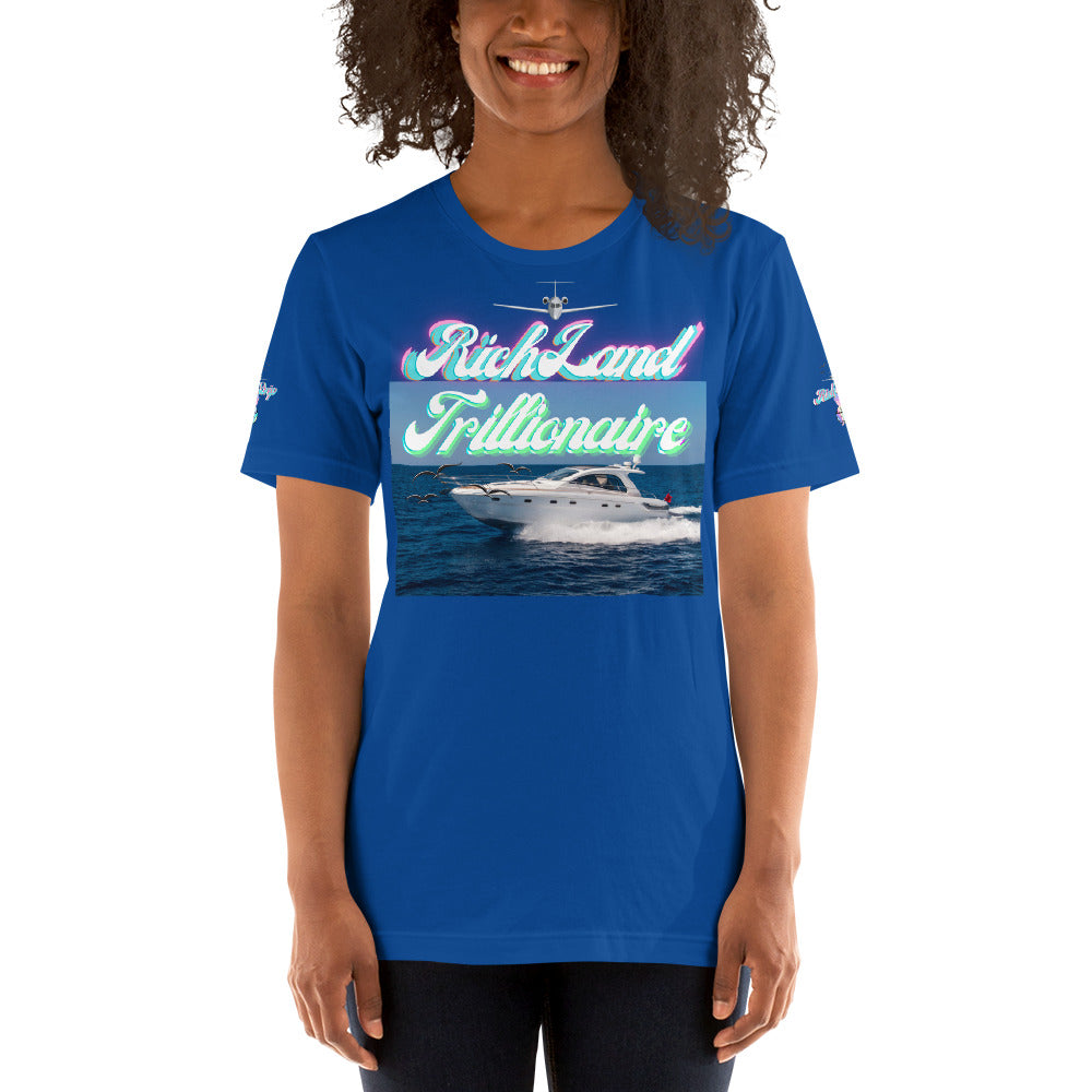 Rich Drip Rich Land Trillionaire Work Hard Play Hard 24/7 - Unisex t-shirt