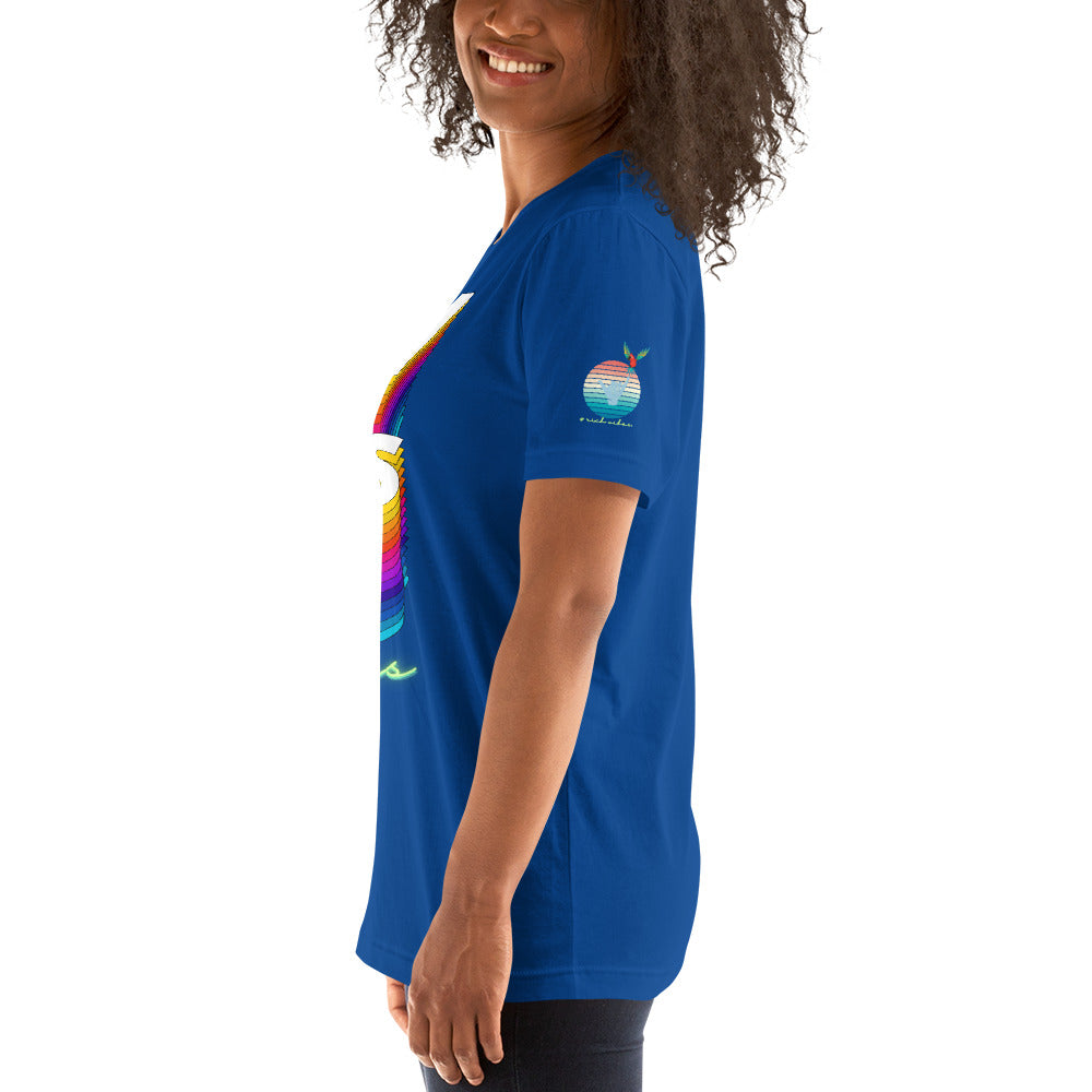 Rich Drip Good Vibes Multi Colored Circle 1.0 - Unisex t-shirt Royal Blue