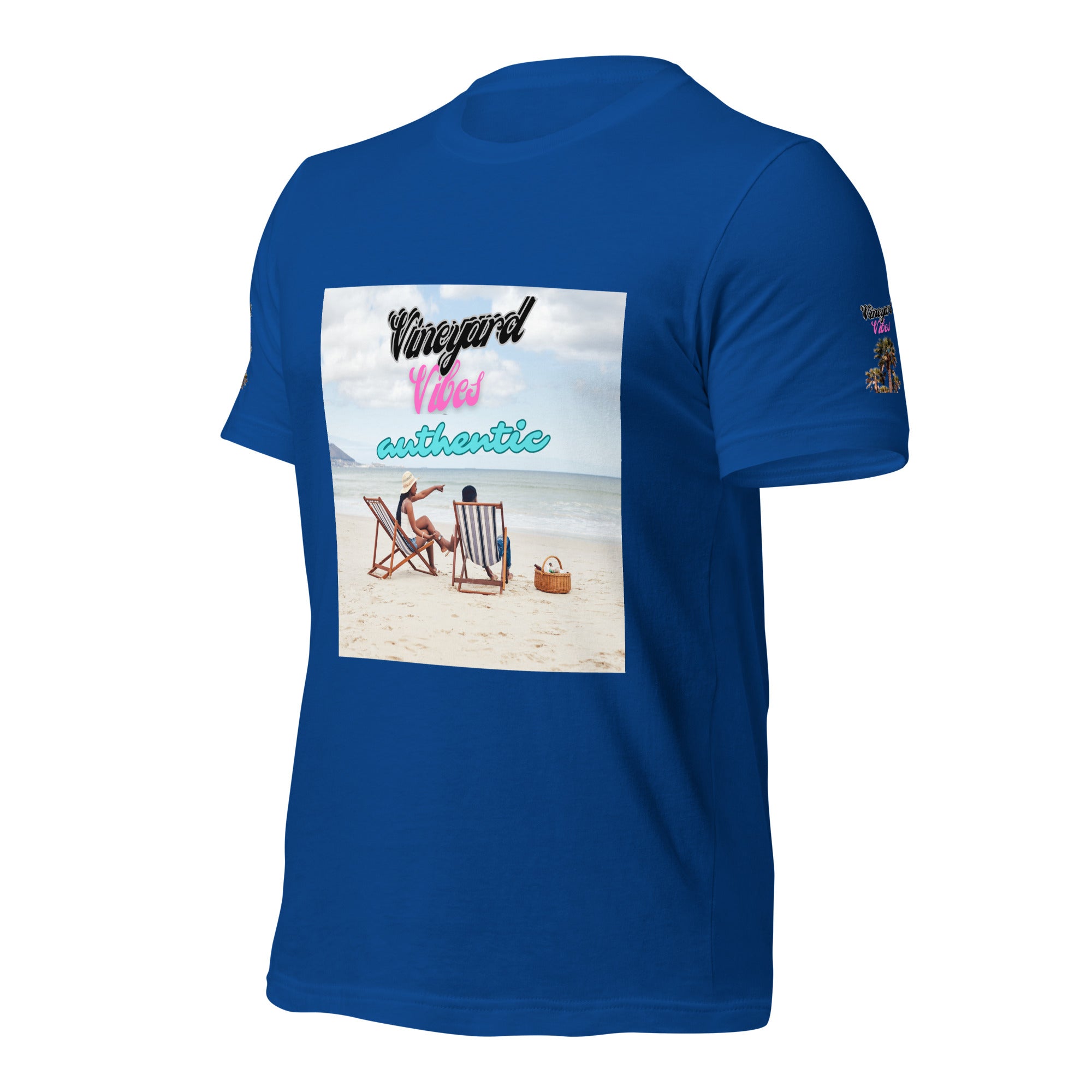 Vineyard Vibes Authentic Beach Front Good Vibes - Unisex t-shirt