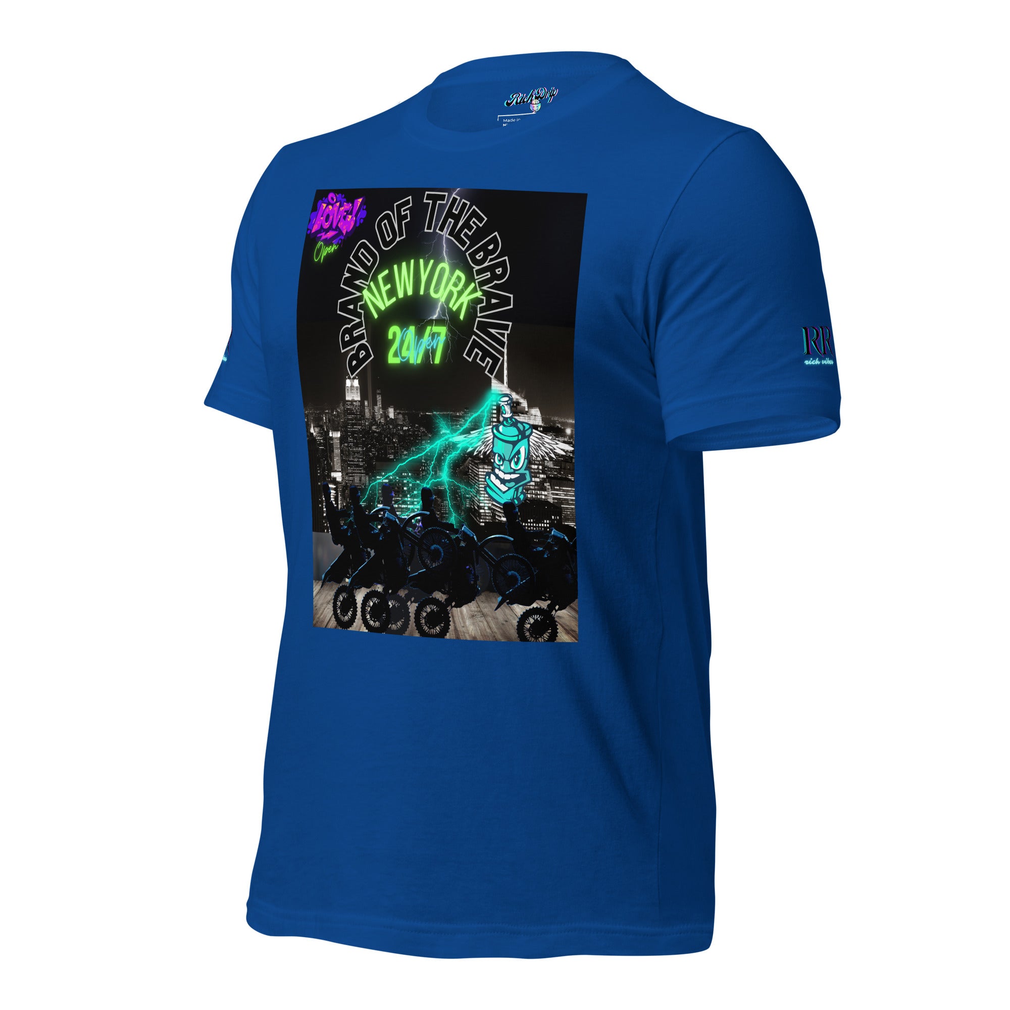 Rich Drip Brand Of The Brave NYC 24/7 - Unisex t-shirt