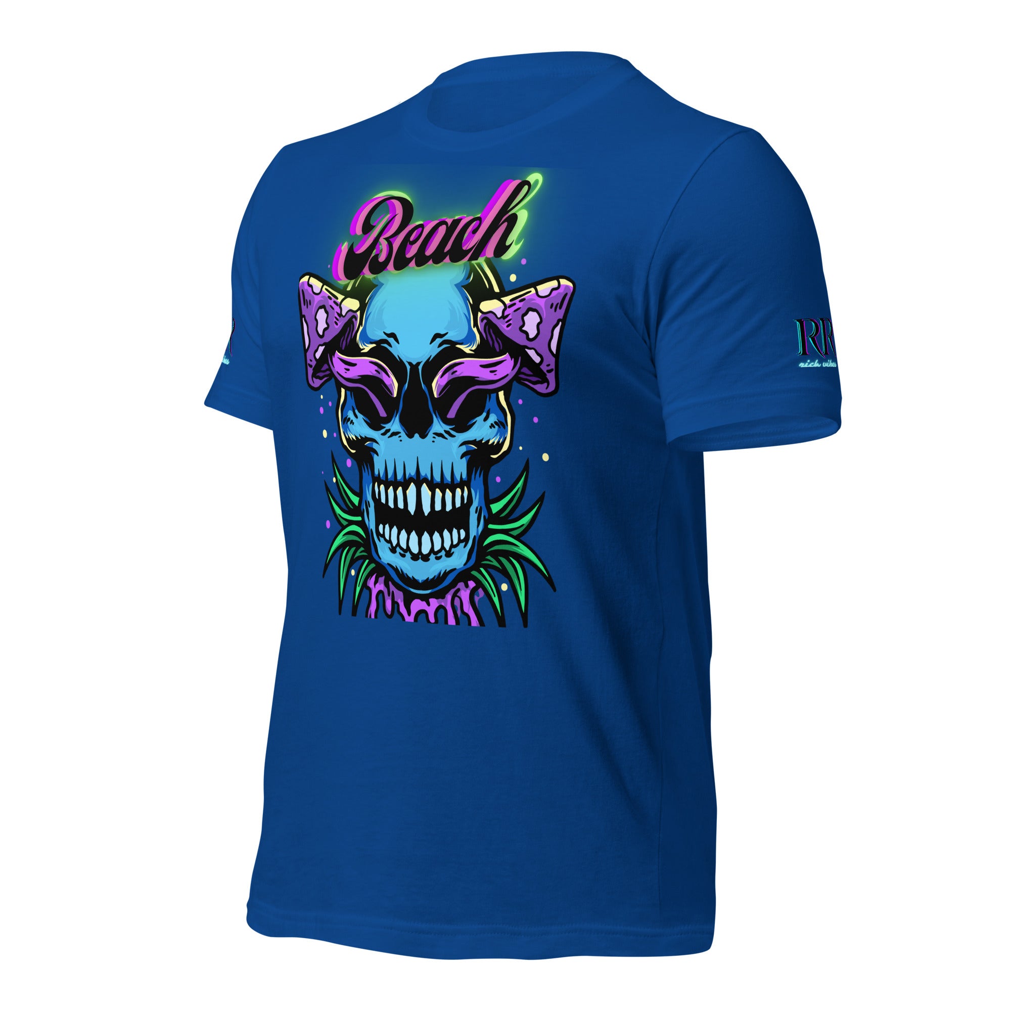 Brand Of The Brave Purple Shroom Skull Vibes - Unisex t-shirt
