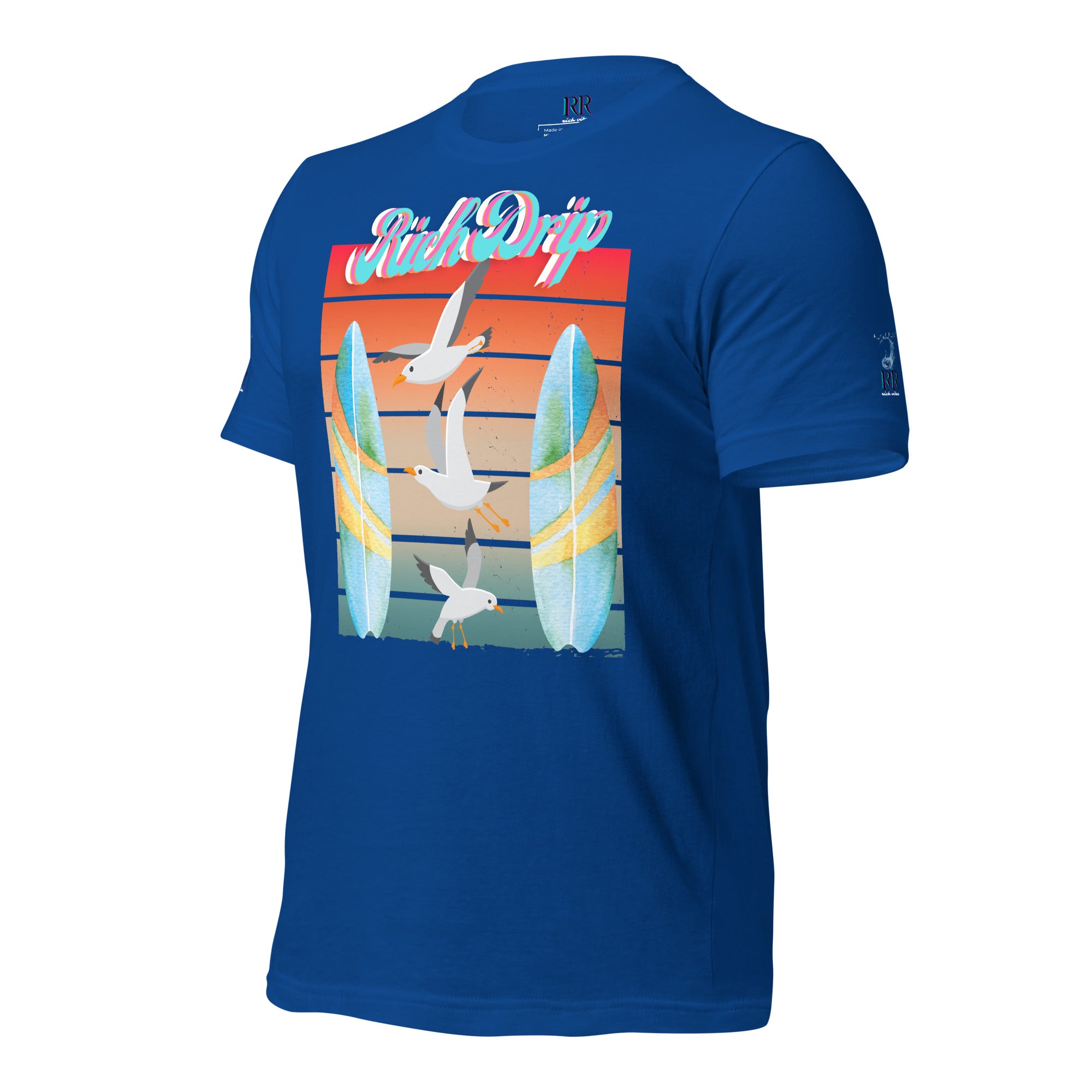 Rich Drip Surf Board Walk - Unisex t-shirt