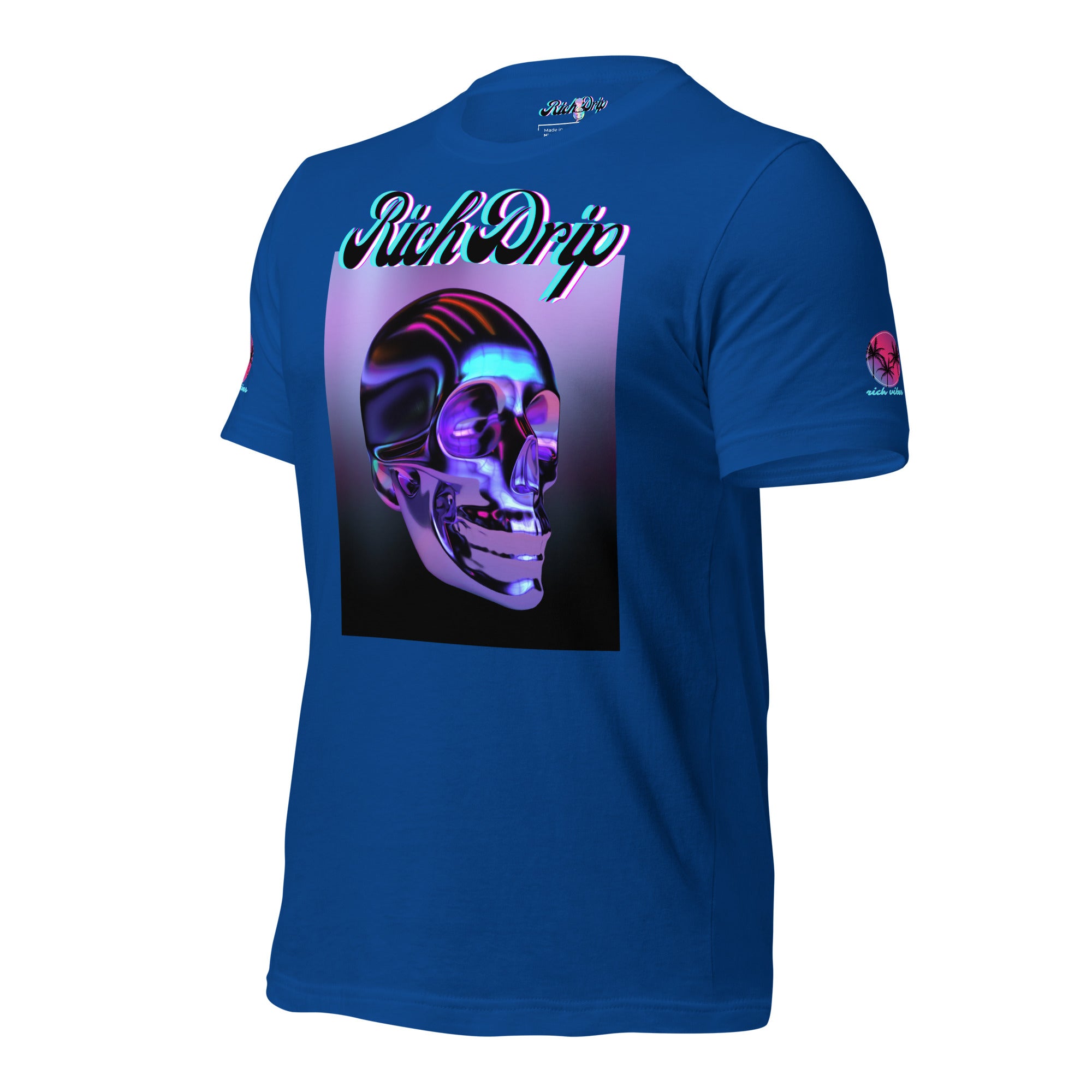 Rich Drip Drippy Metal Skull 2.0 - Unisex t-shirt