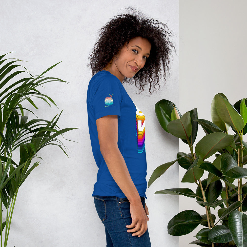 Rich Drip Good Vibes Multi Colored Circle - Unisex t-shirt Royal Blue