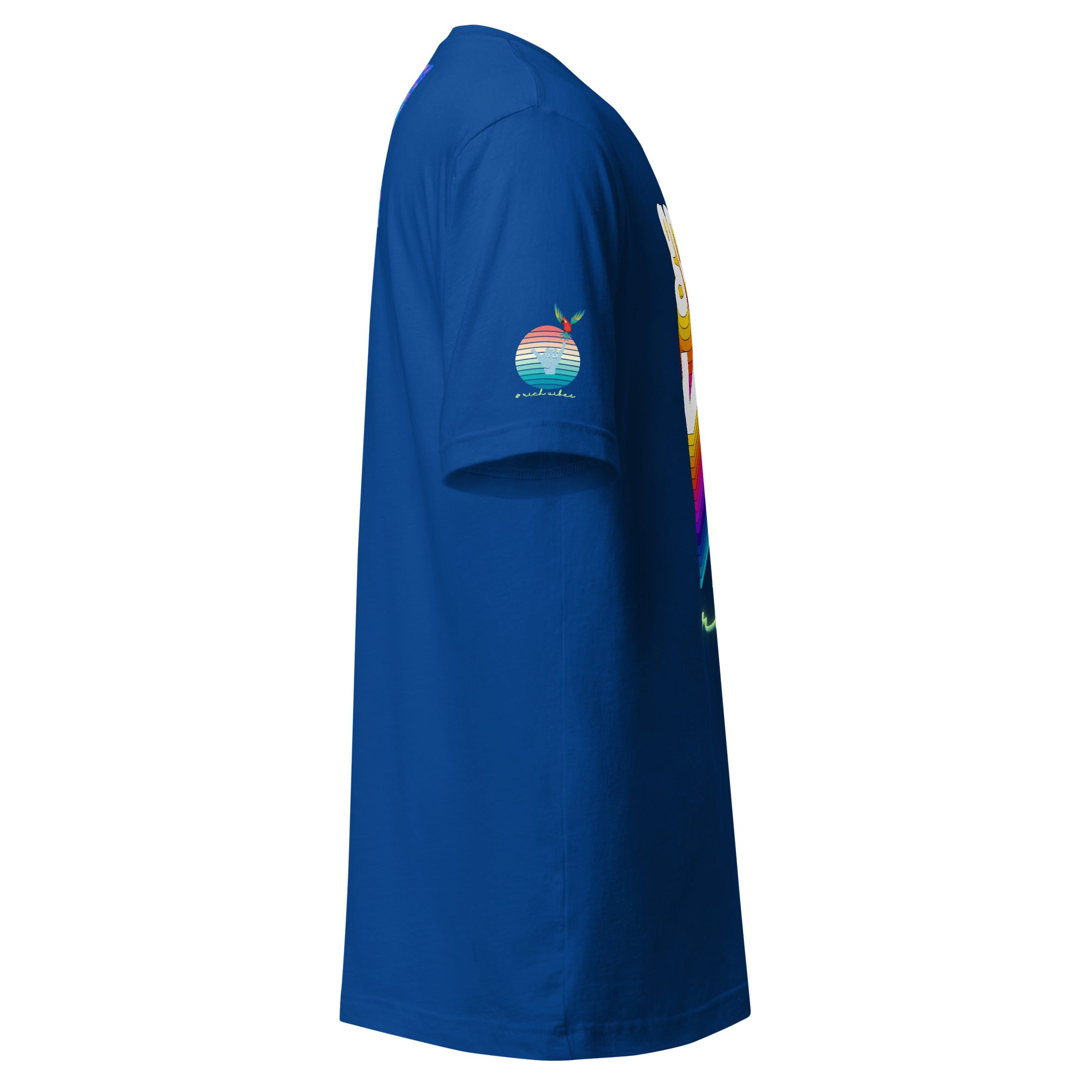 Rich Drip Good Vibes Multi Colored Circle 1.0 - Unisex t-shirt Royal Blue