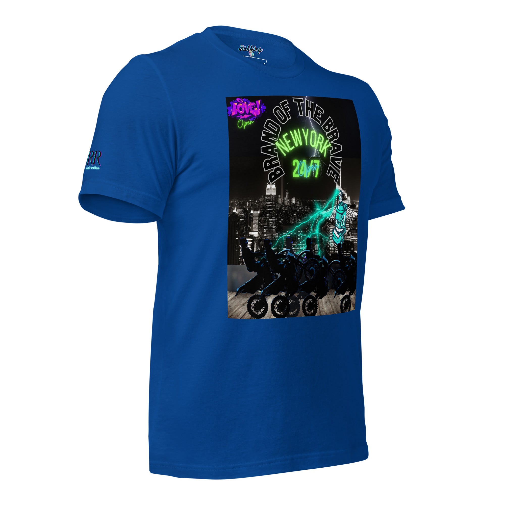 Rich Drip Brand Of The Brave NYC 24/7 - Unisex t-shirt