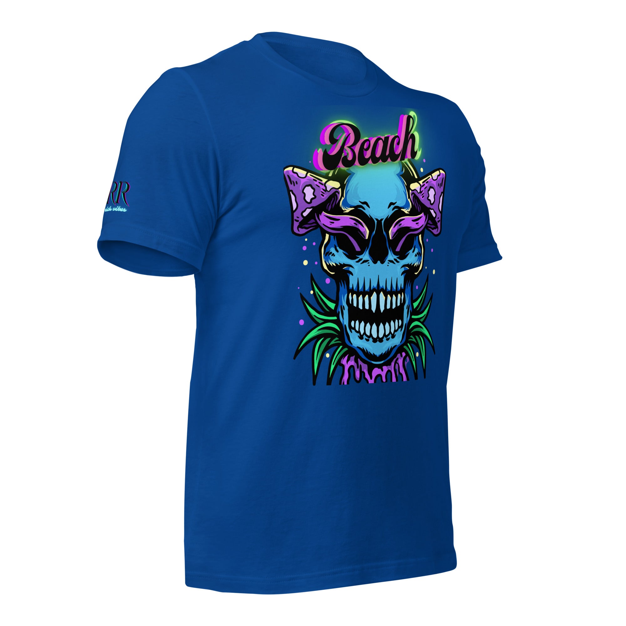Brand Of The Brave Purple Shroom Skull Vibes - Unisex t-shirt