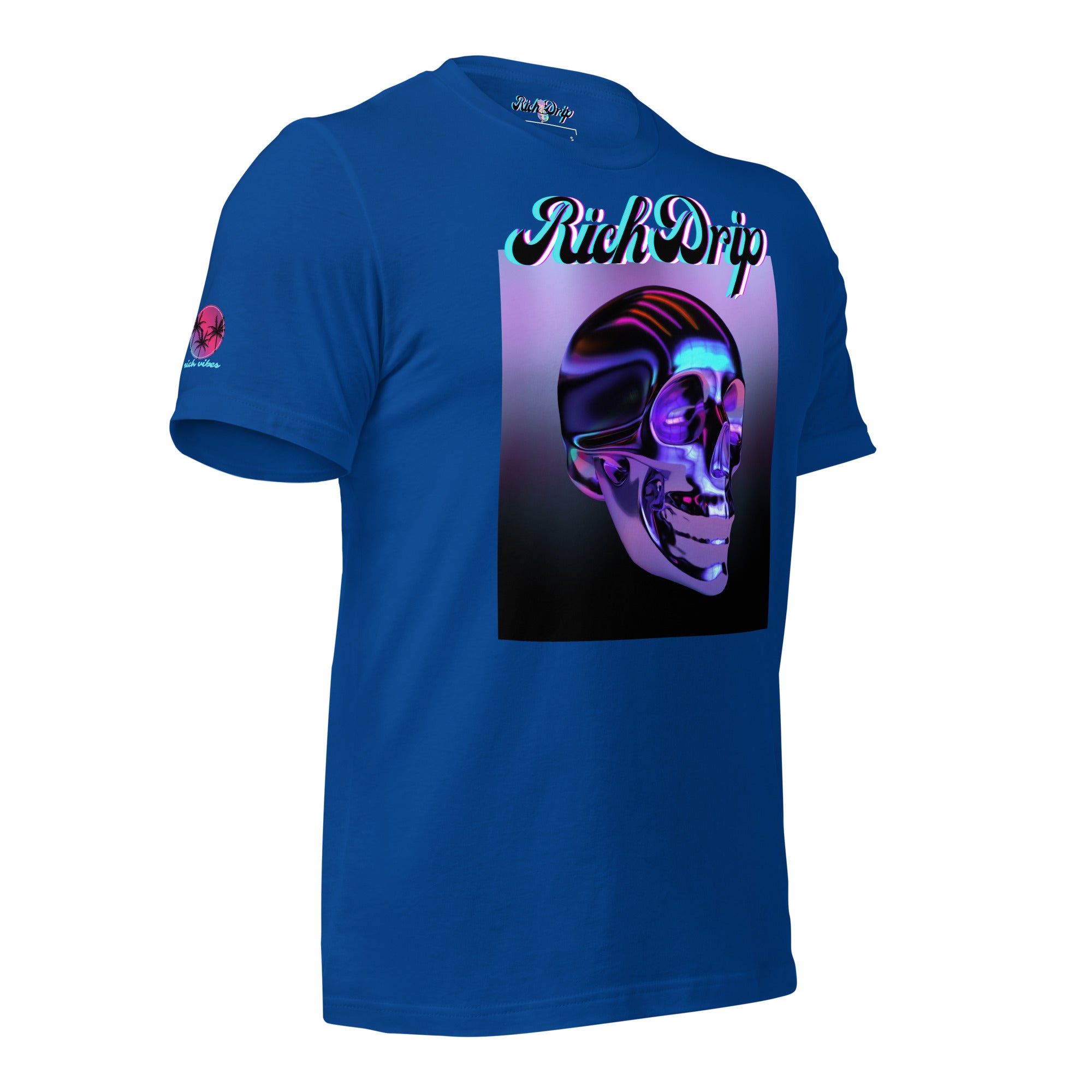 Rich Drip Drippy Metal Skull 2.0 - Unisex t-shirt