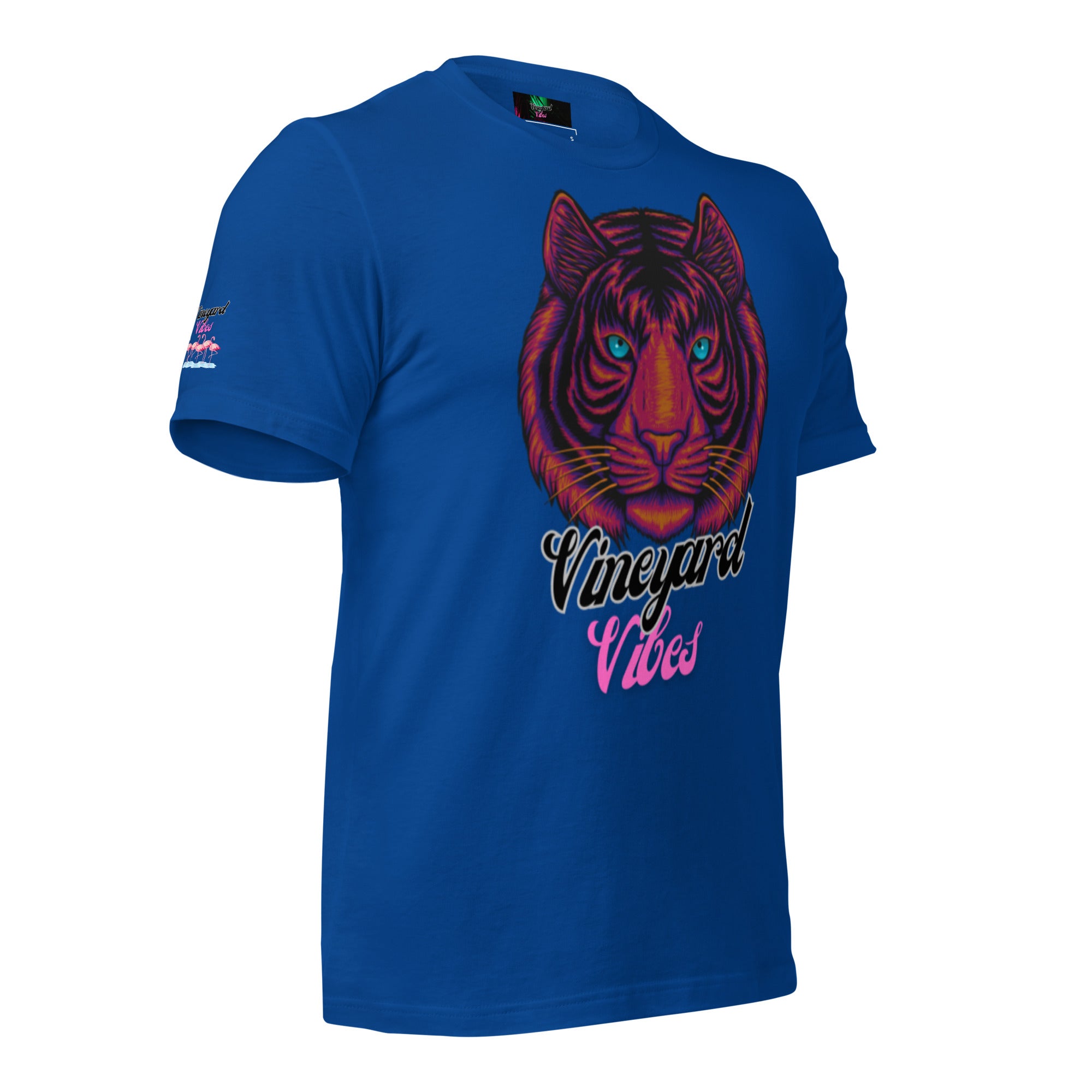 Vineyard Vibes Brand Of The Brave Pink Tiger - Unisex t-shirt