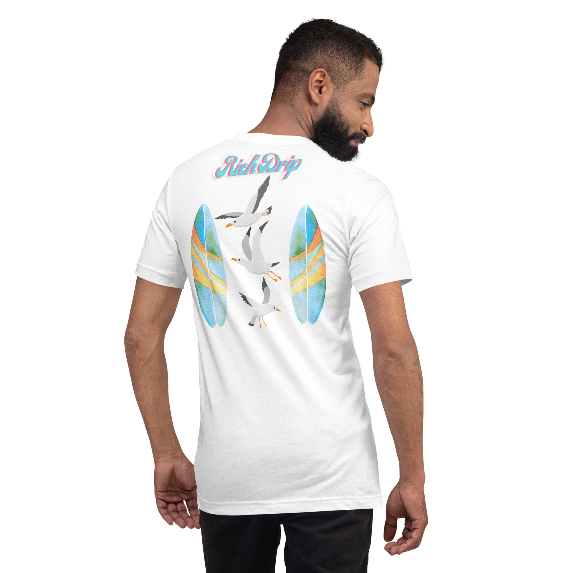 Rich Drip Blue Skies Beach Vibes RR - Unisex t-shirt
