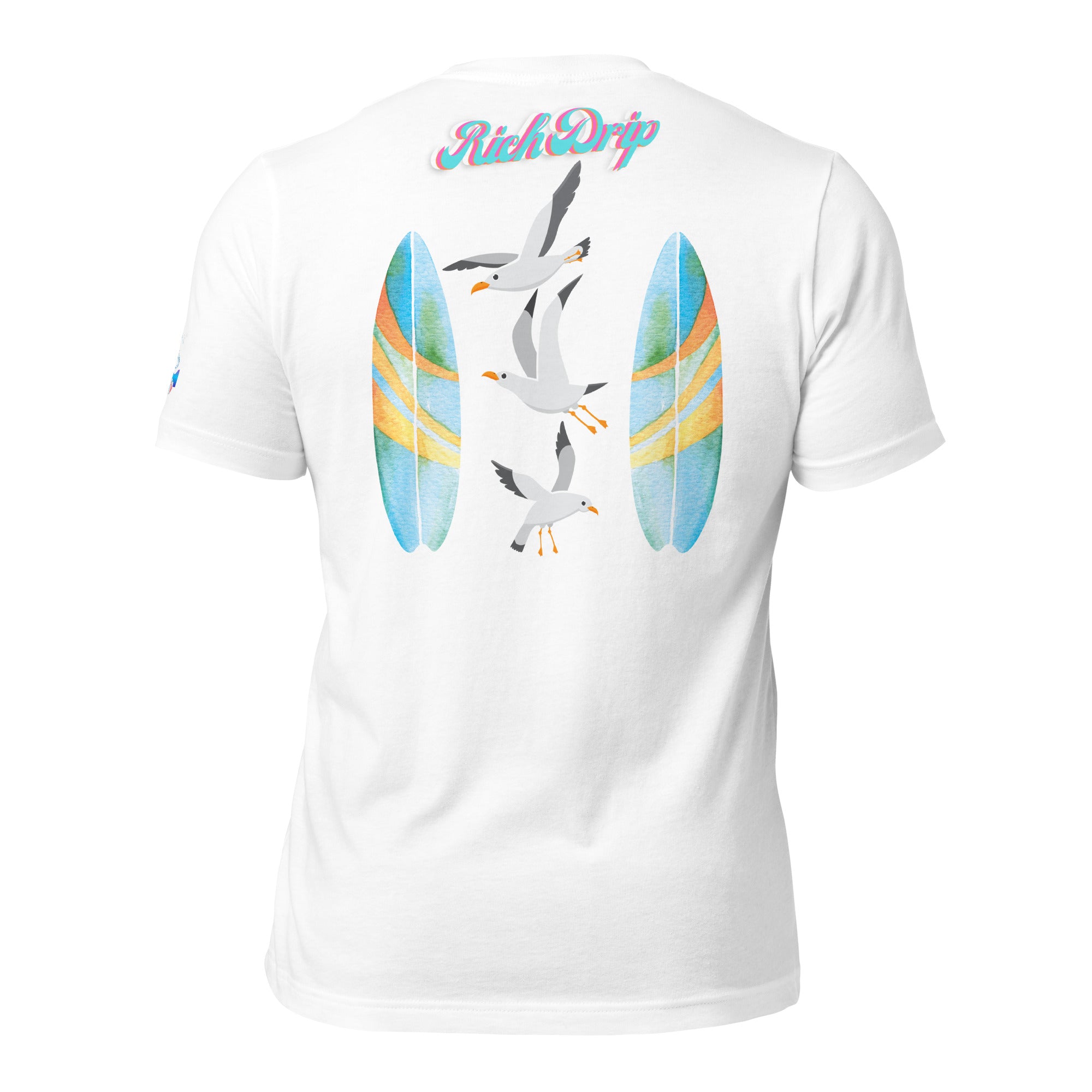 Rich Drip Blue Skies Beach Vibes RR - Unisex t-shirt Pastel