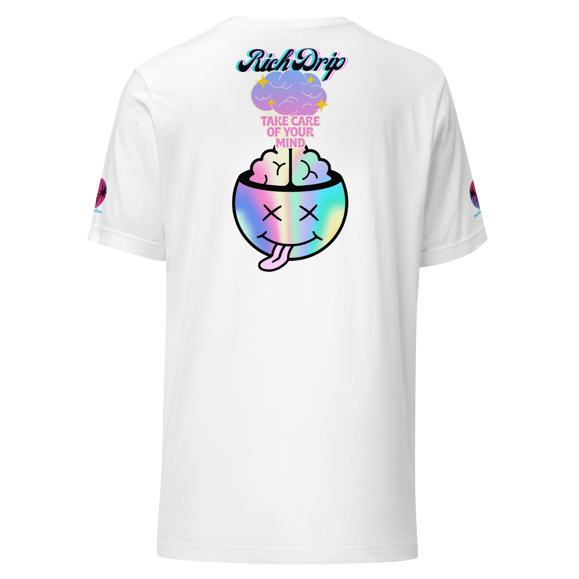 Rich Drip Drippy Metal Skull 2.0 - Unisex t-shirt White