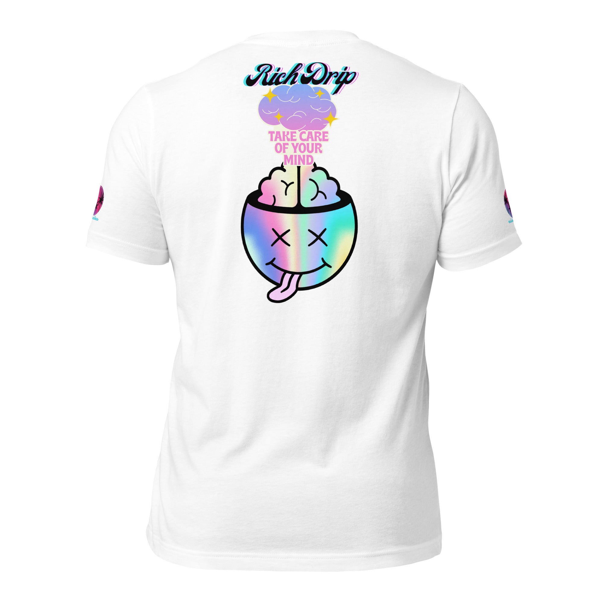 Rich Drip Drippy Metal Skull 2.0 - Unisex t-shirt White