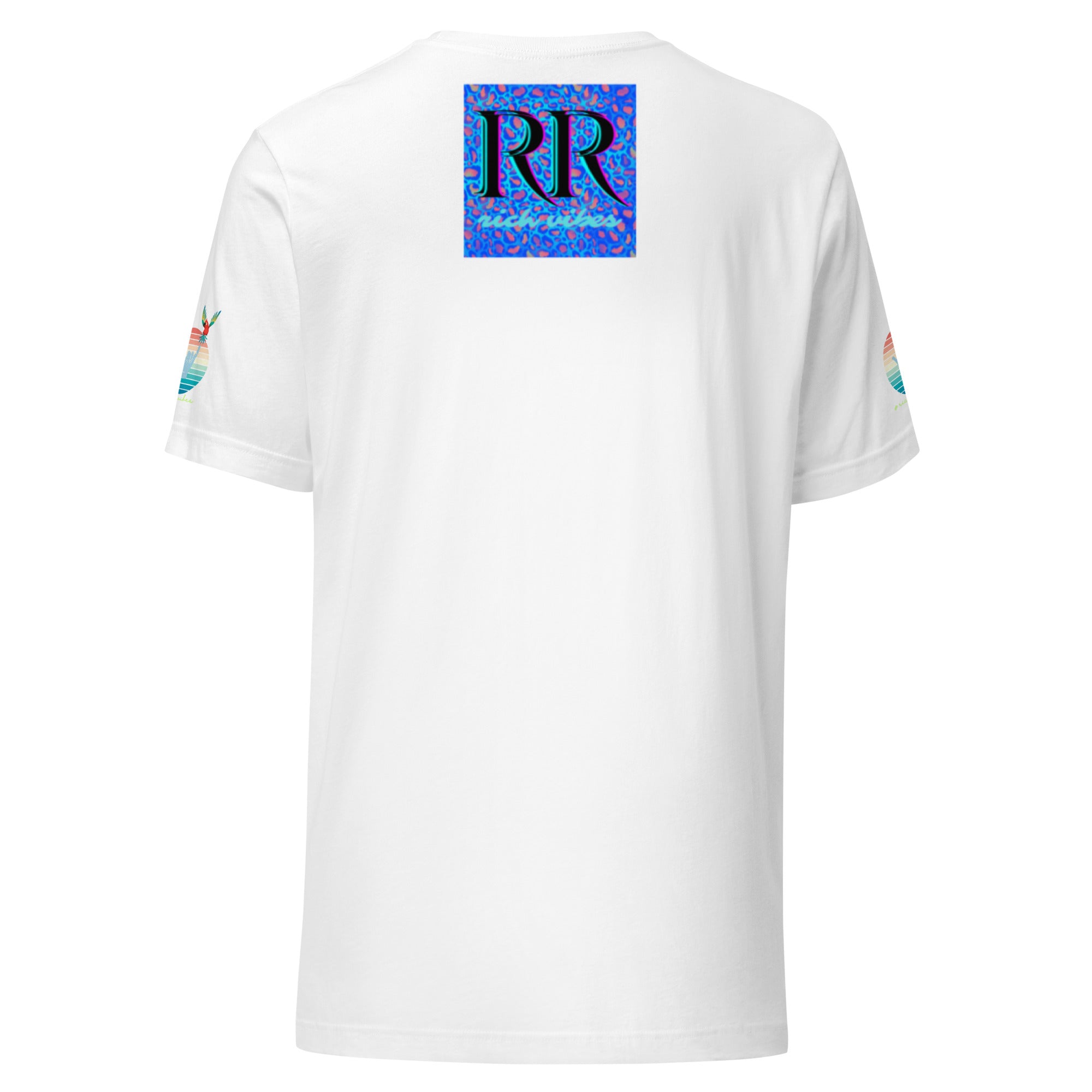 Rich Drip Good Vibes Multi Colored Circle - Unisex t-shirt White