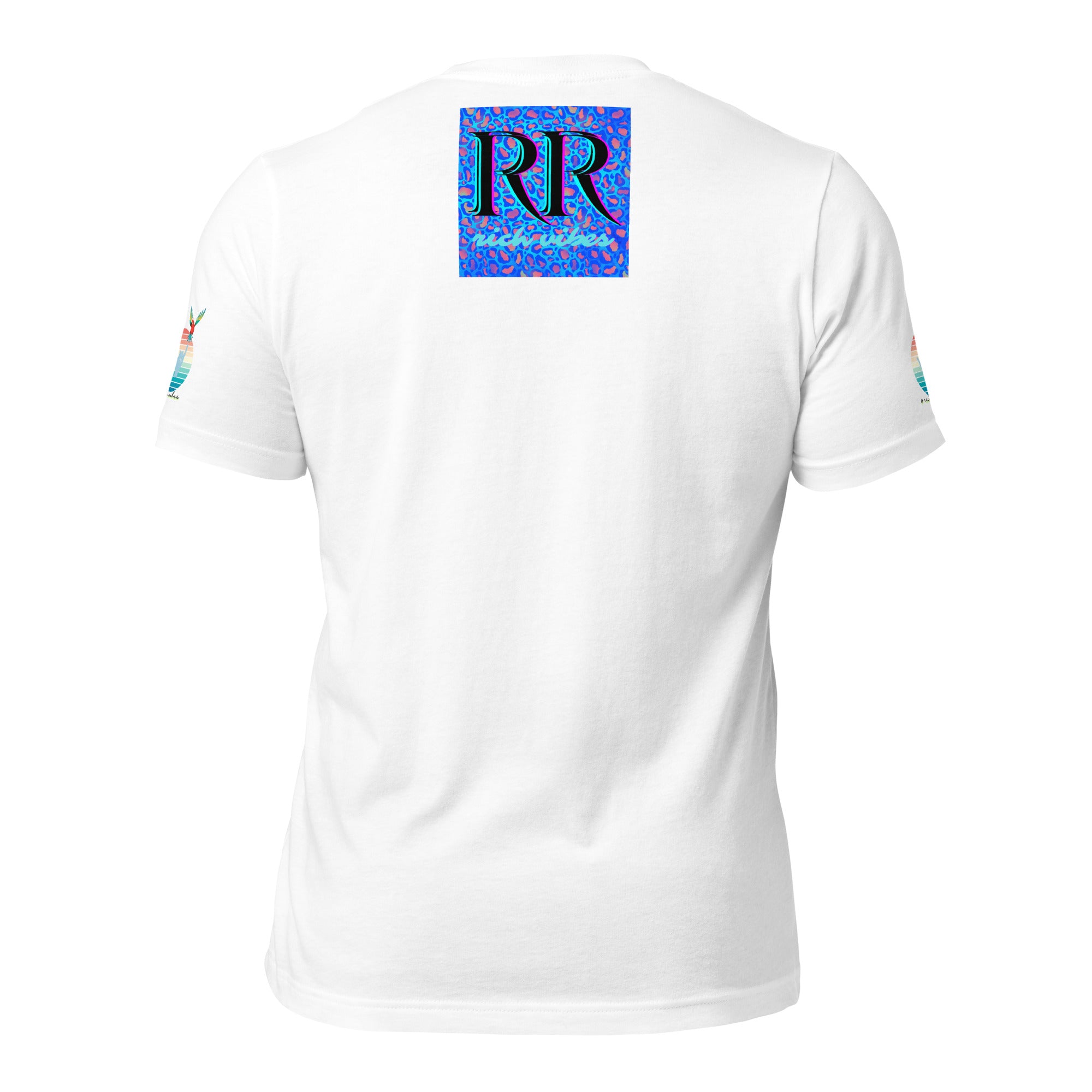 Rich Drip Good Vibes Multi Colored Circle 1.0 - Unisex t-shirt White